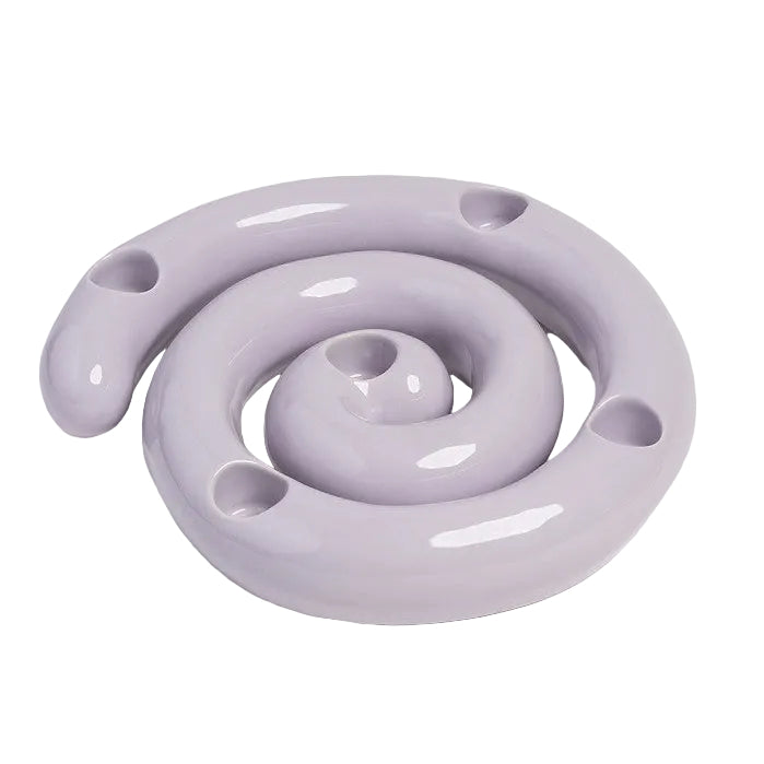Scribble Candle Holder Lilac