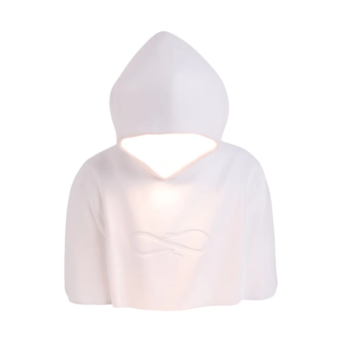 Dekoratívna stolná lampa BAD GUY biela