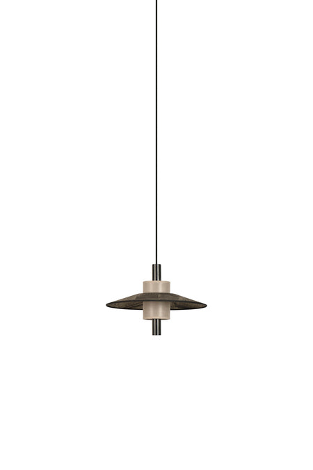 Graphite hanging lamp