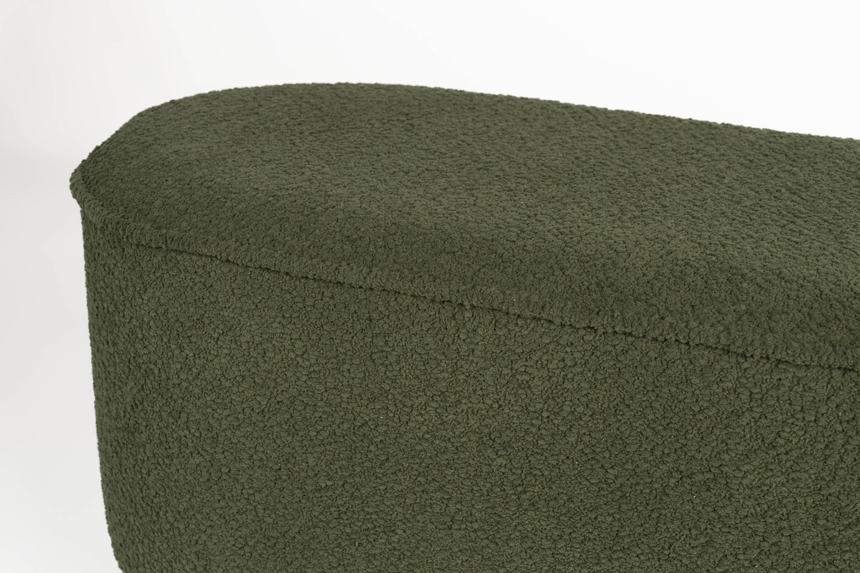 Čalúnená lavička MARCOS olivový boucle