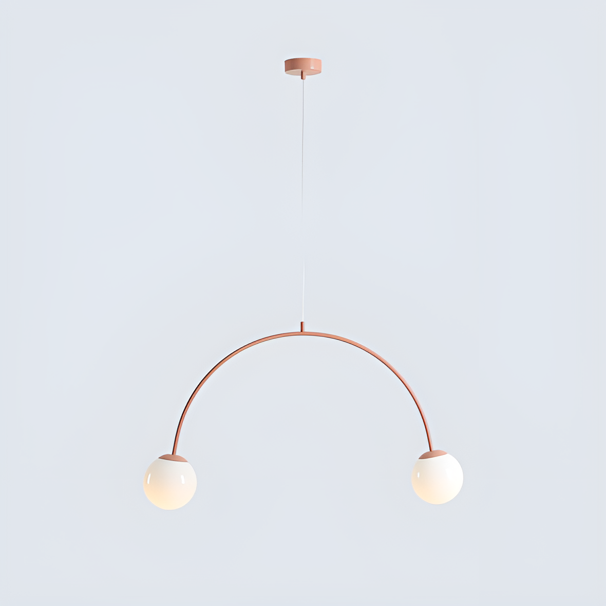 Závesná lampa UNA koralová