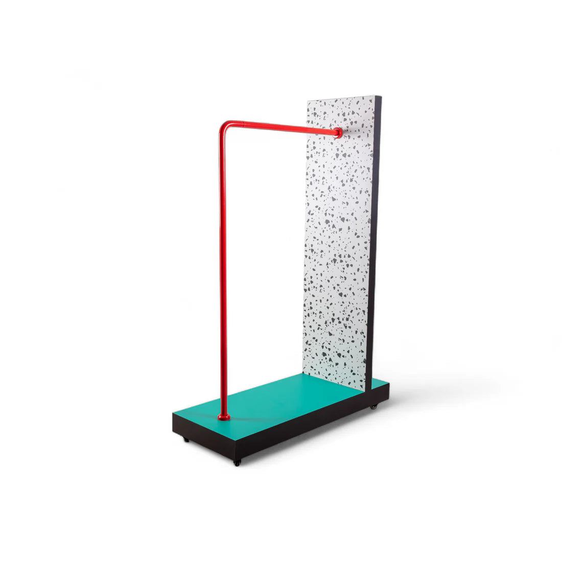 Mobile Hanger SUPERSTENDER TERRAZZO white with turquoise and red