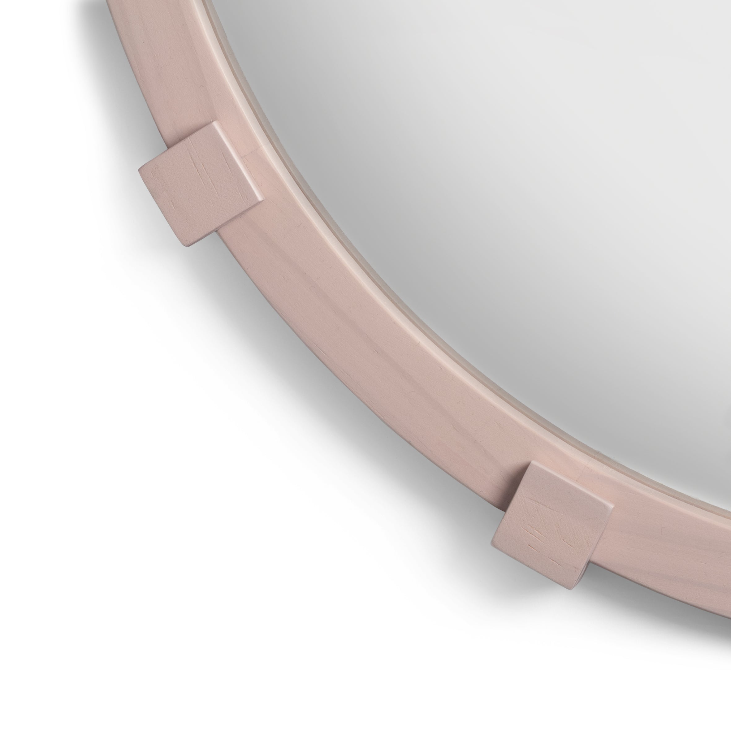 Kruhový luster CHUNK ružové drevo