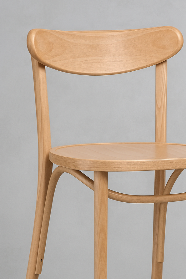 MOON H-1260 Stool, beech wood