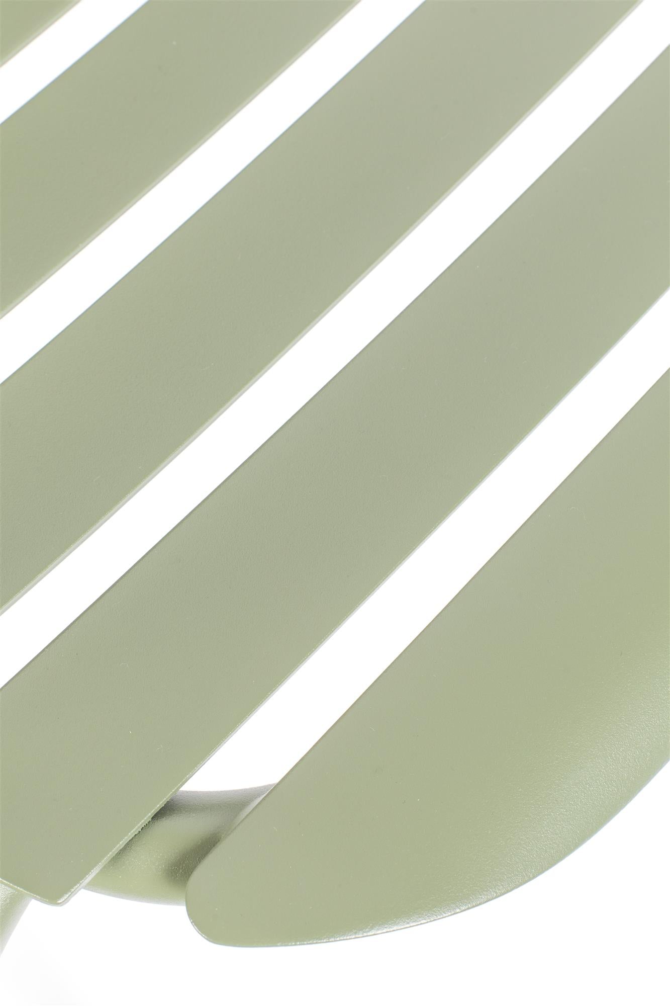 Záhradná stolička s opierkami VONDEL zelená