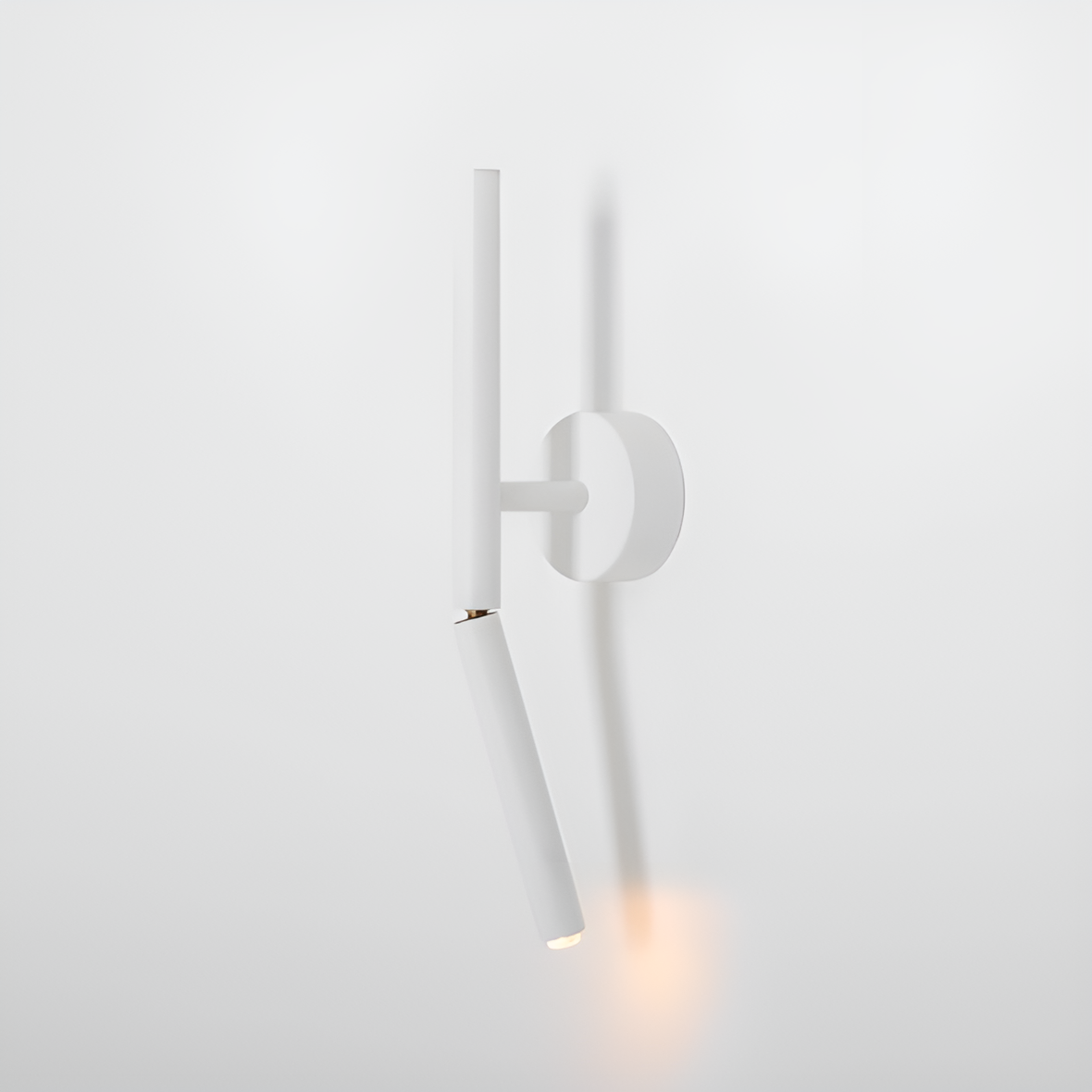 Biely nástenný svietidlo STICK