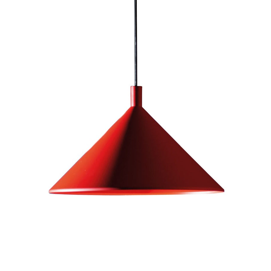 Lampa visiacá CONO lesklá červená