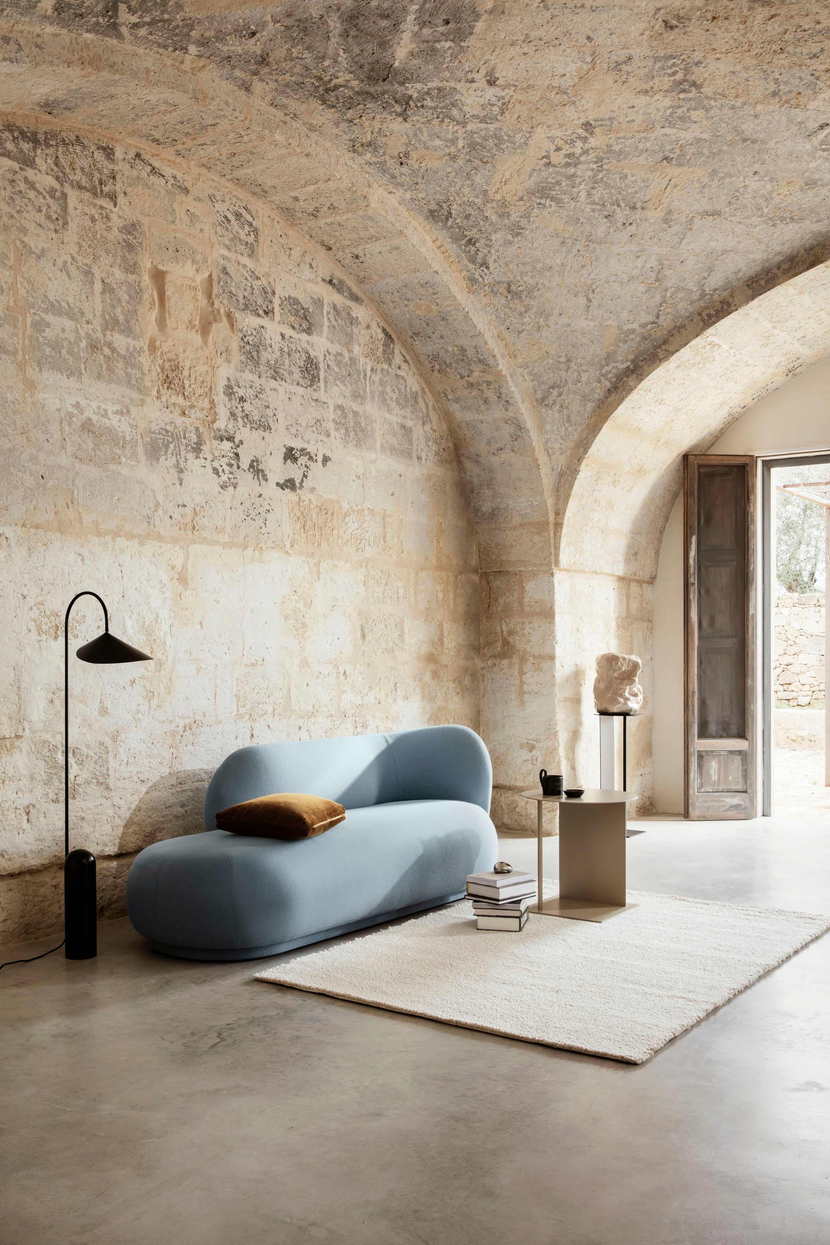 Pohovka pravostranná RICO DIVAN Tonus modrá