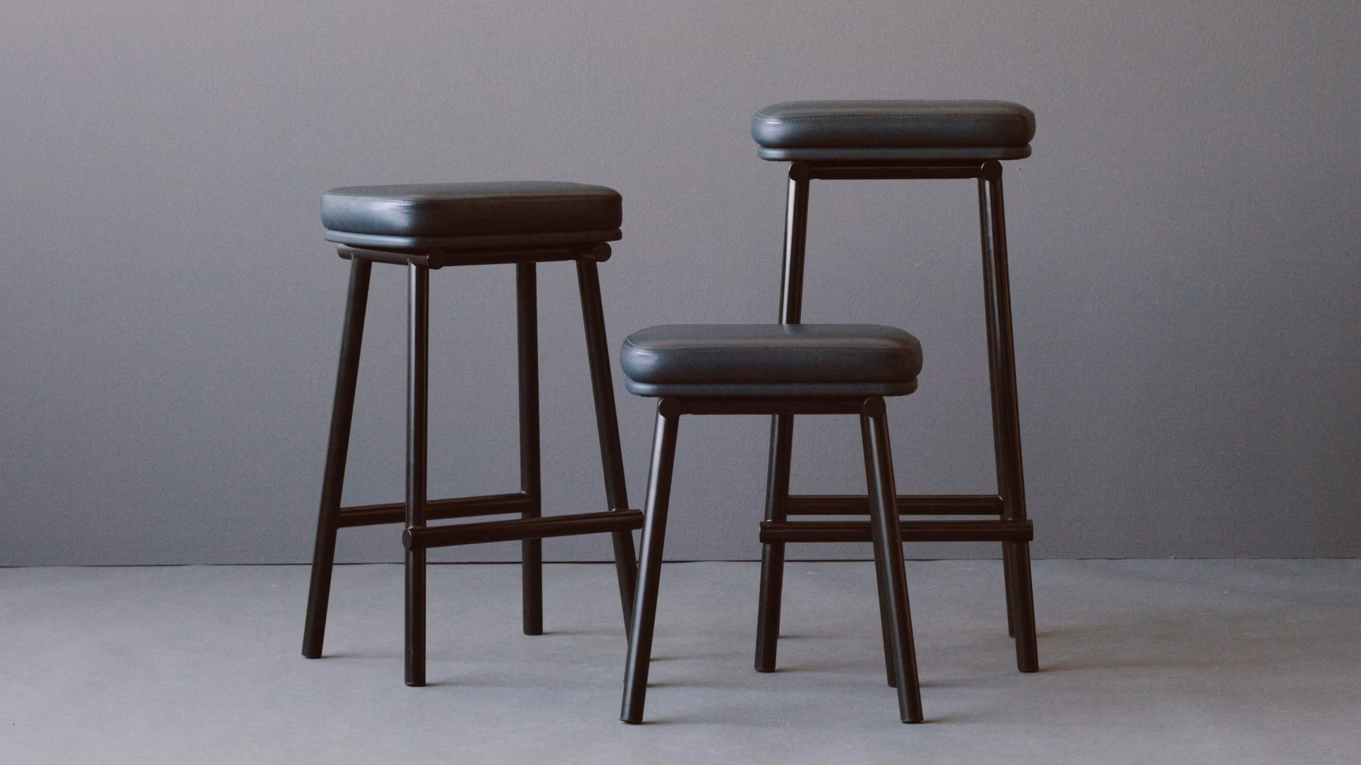 TUBBY TUBE Stool Black