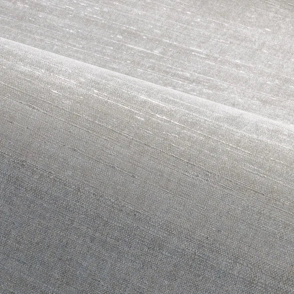 Structural wallpaper imitating silk SORA - ACIER steel gray