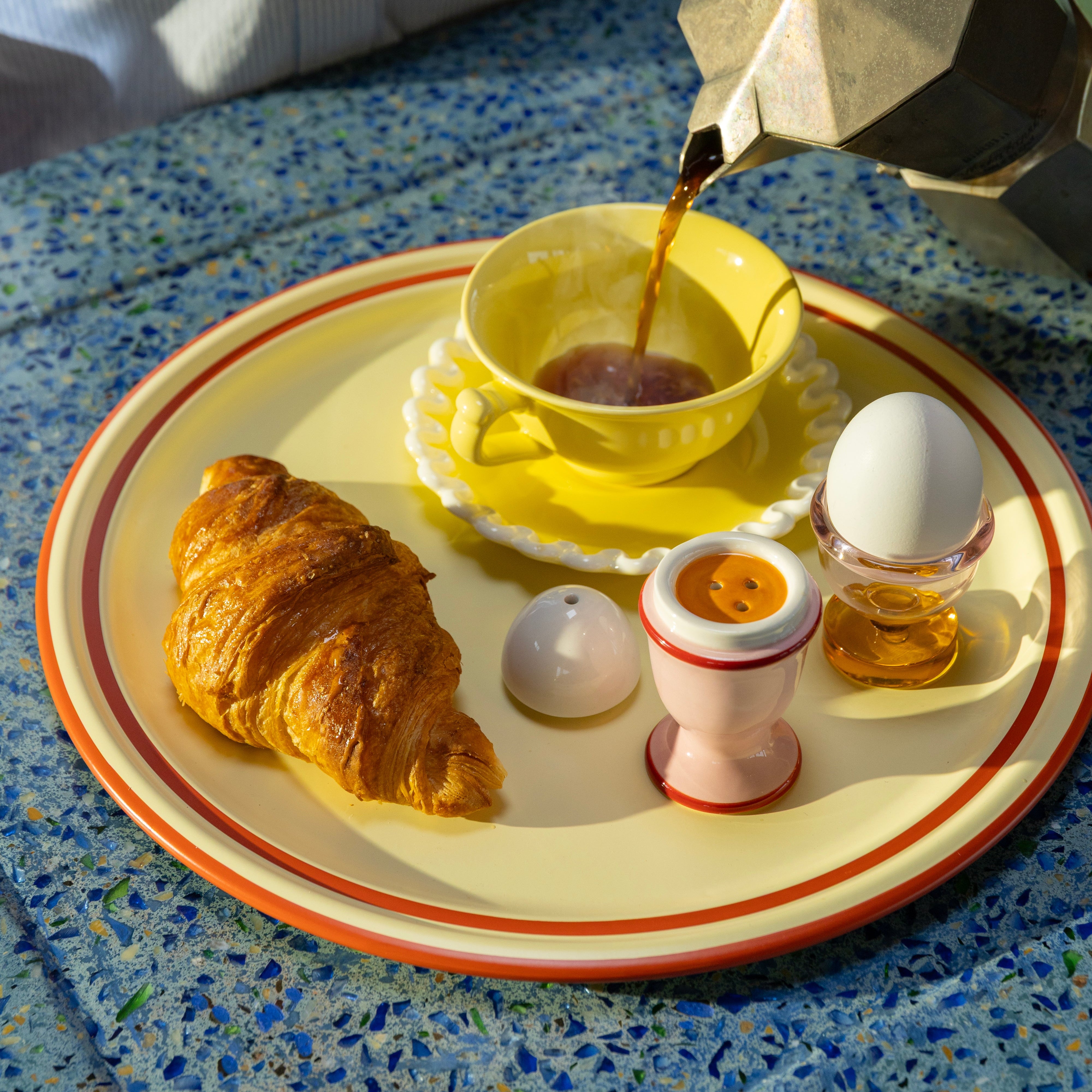 Tácka VANO žltá s červenou