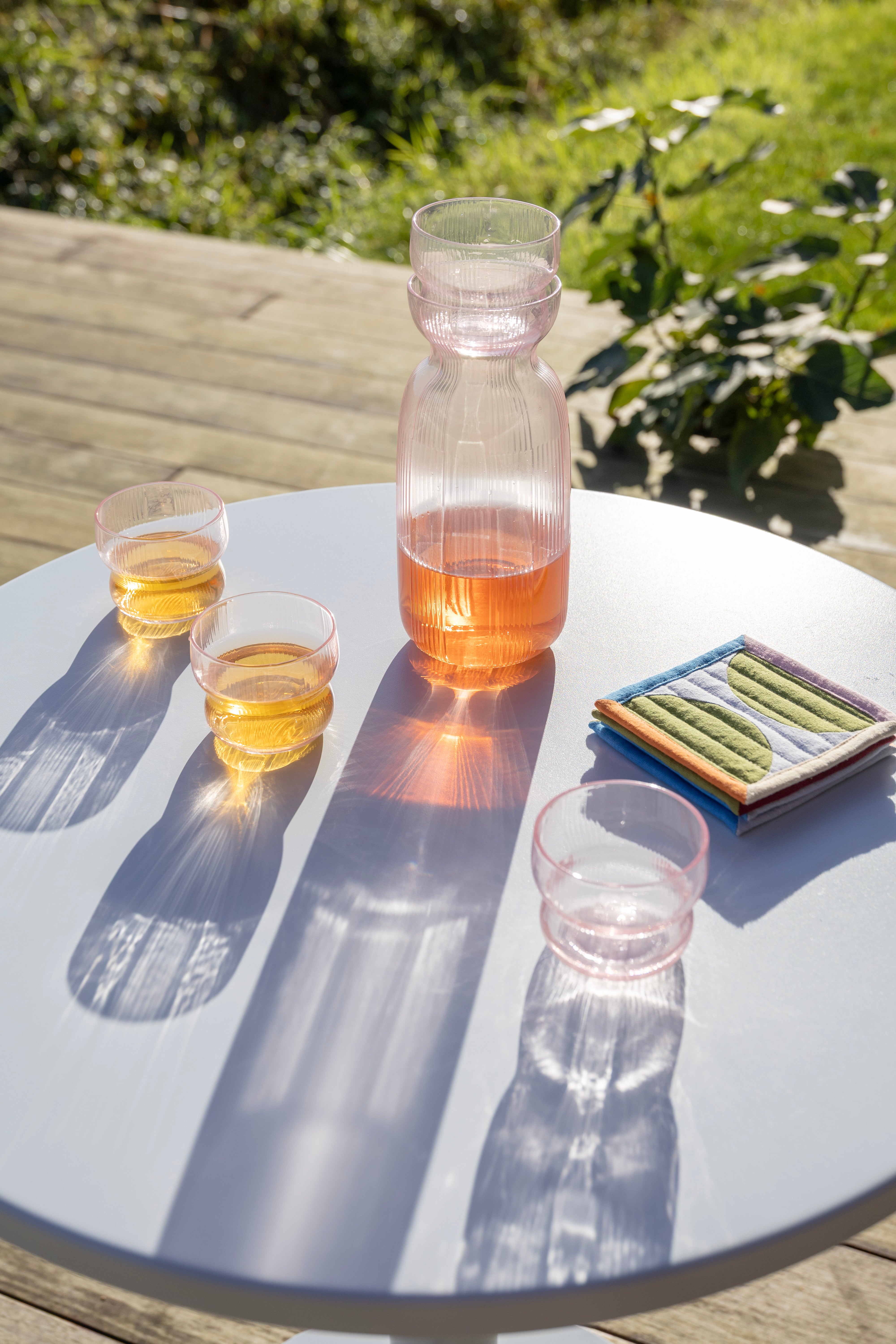 Súprava podložiek pod hrnčeky STITCH farebná