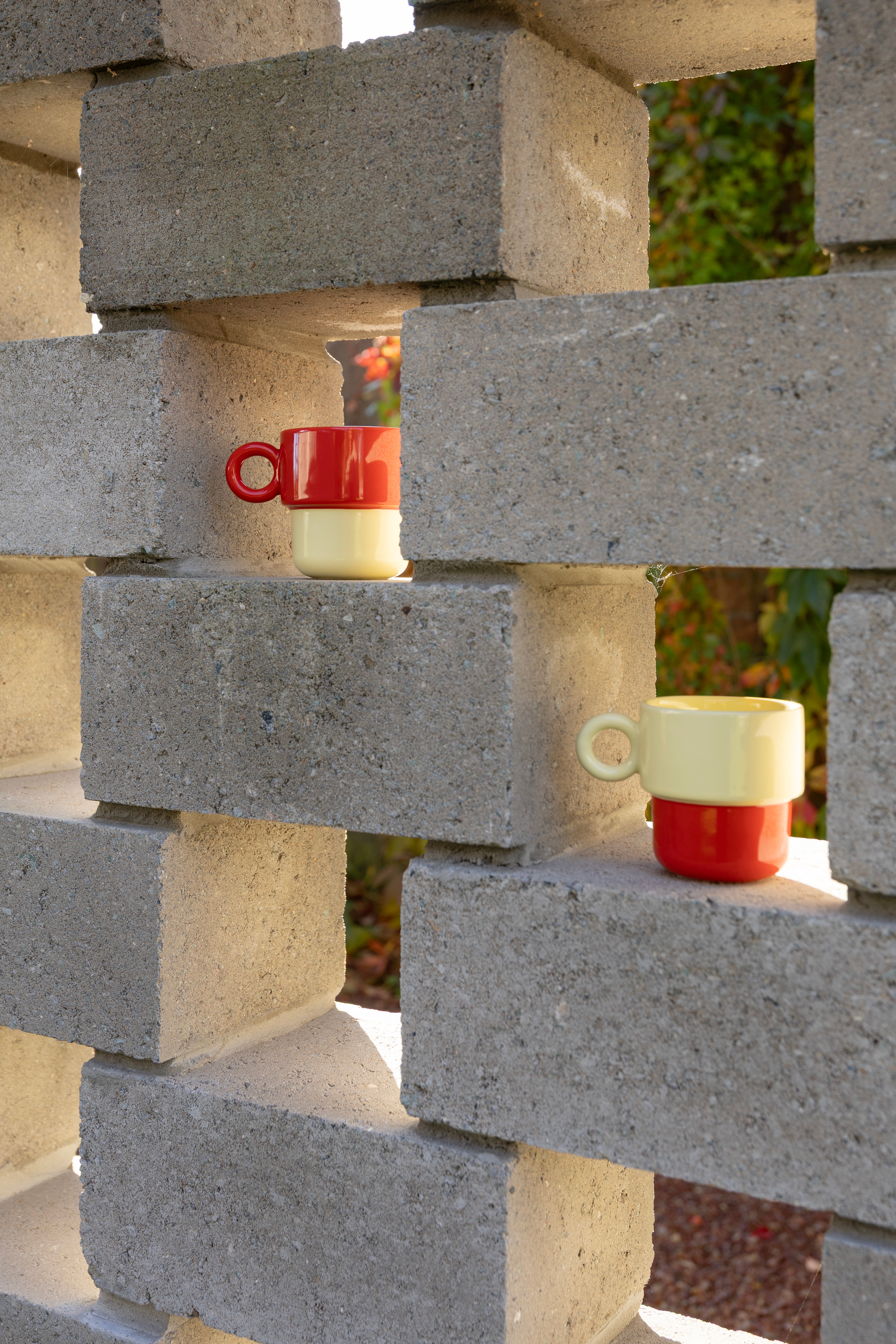 CHIQUITO Red-Lemon Mug Set