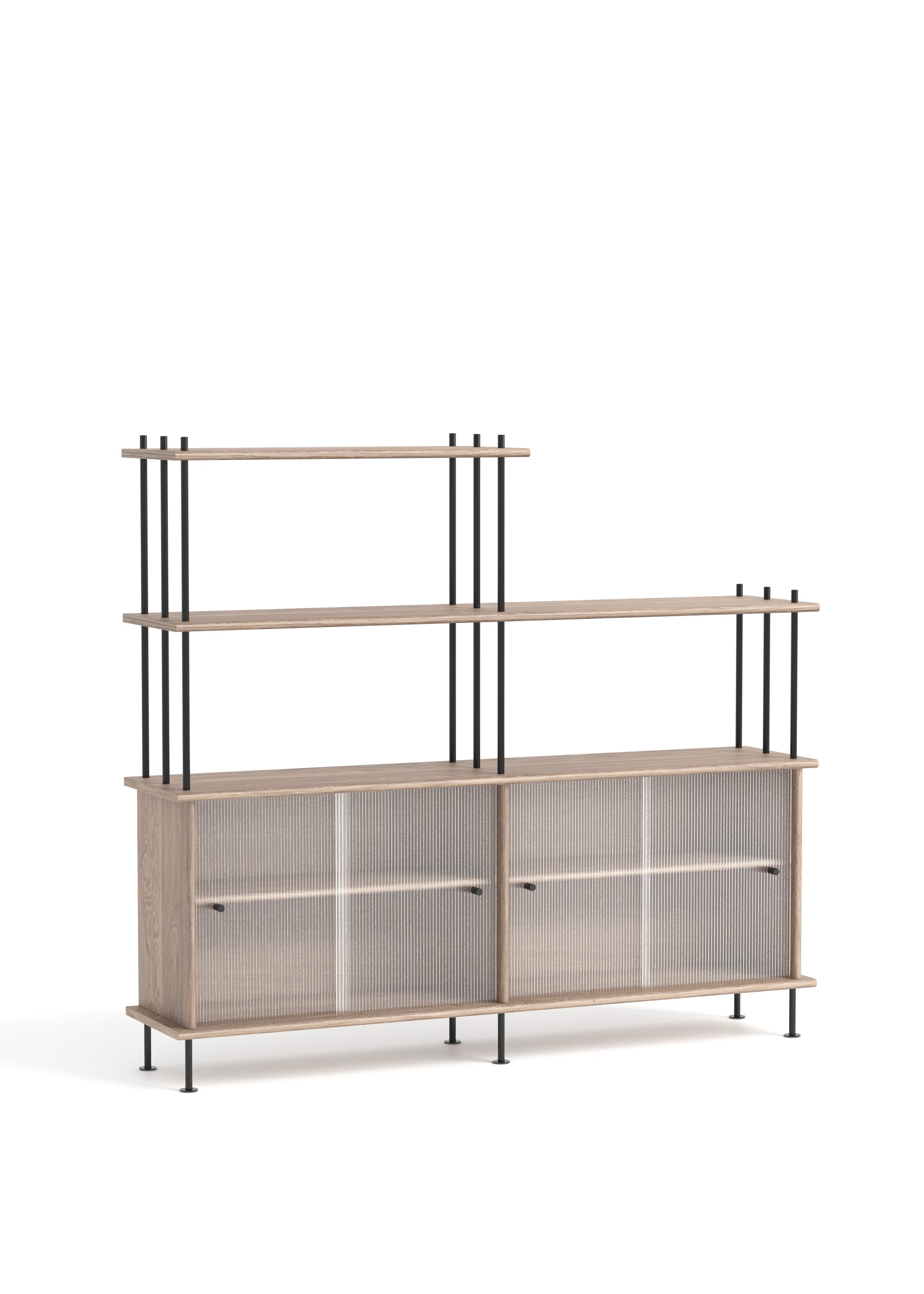 BAVA Cabinet 160 Bleached Oak Wood