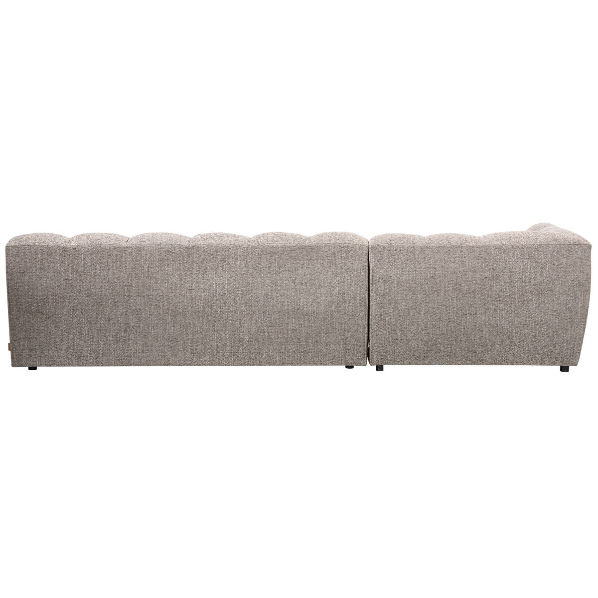 Szezlong ALLURE lewostronny gliniany melanż – ujęcie 3