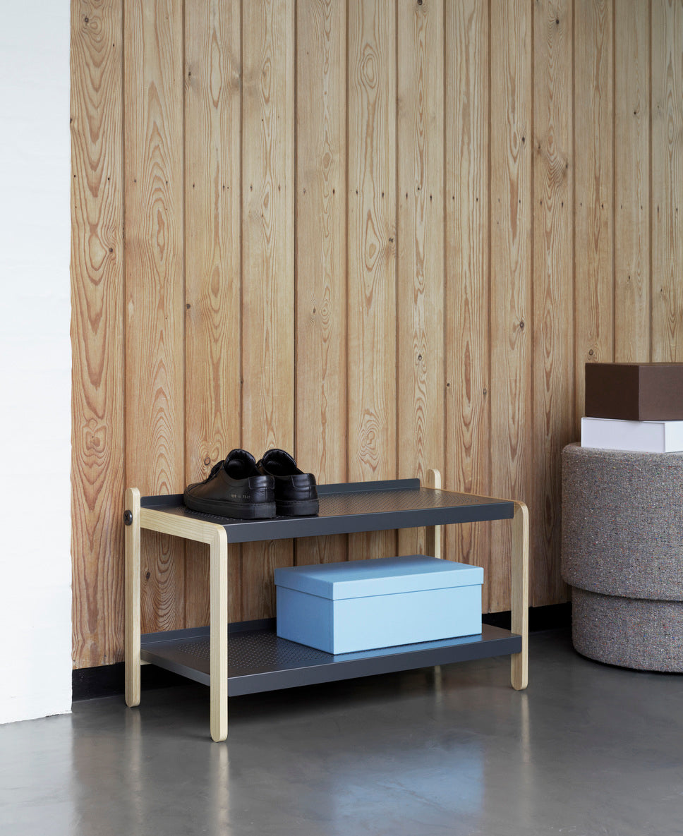 Stojan na topánky SKO šedý