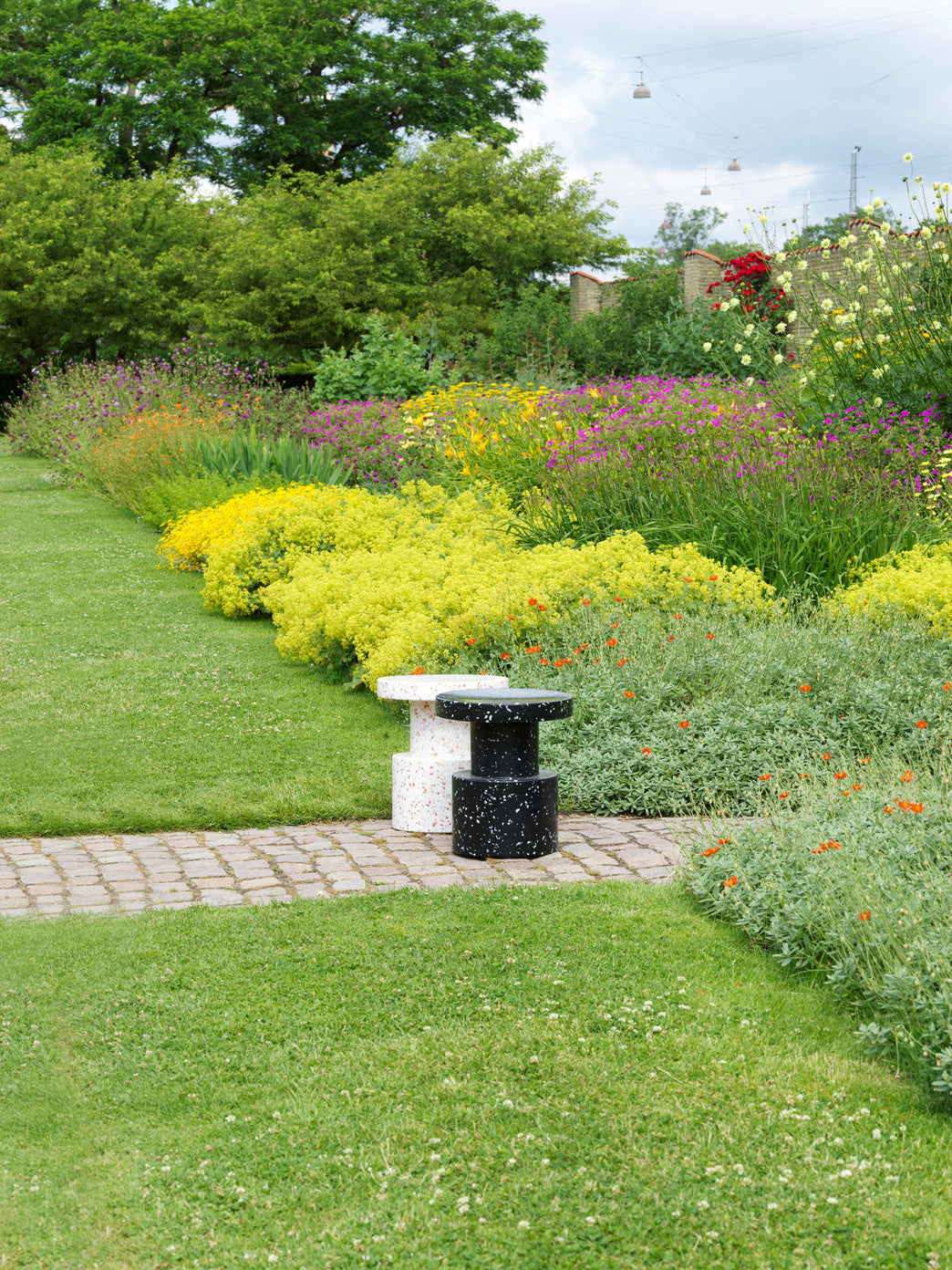 Bočný stolík BIT CONE modrý