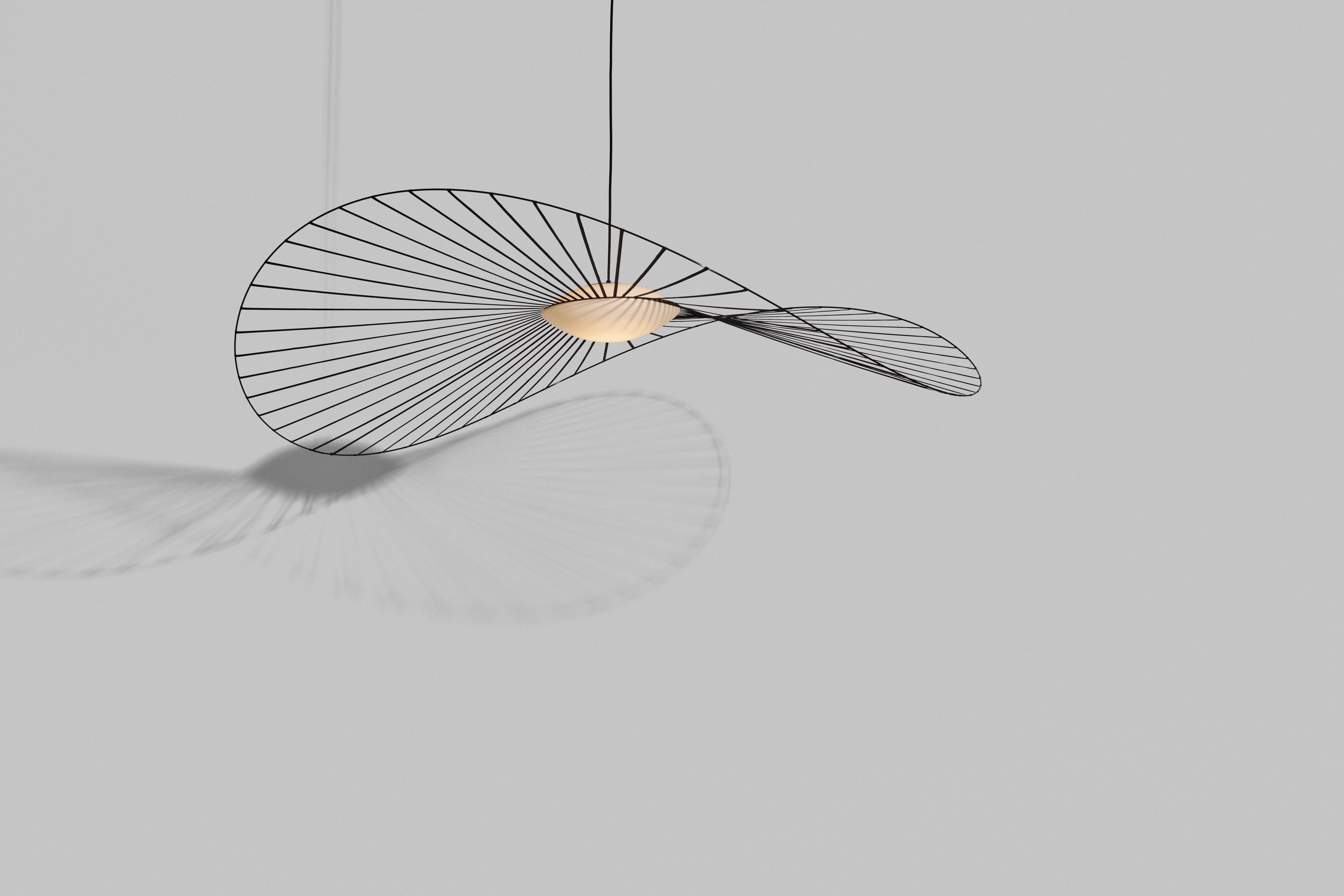 Závesná lampa VERTIGO NOVA čierna