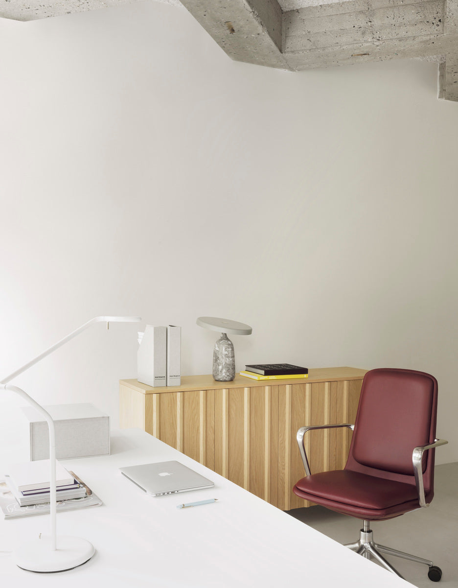 Eddy gray table lamp