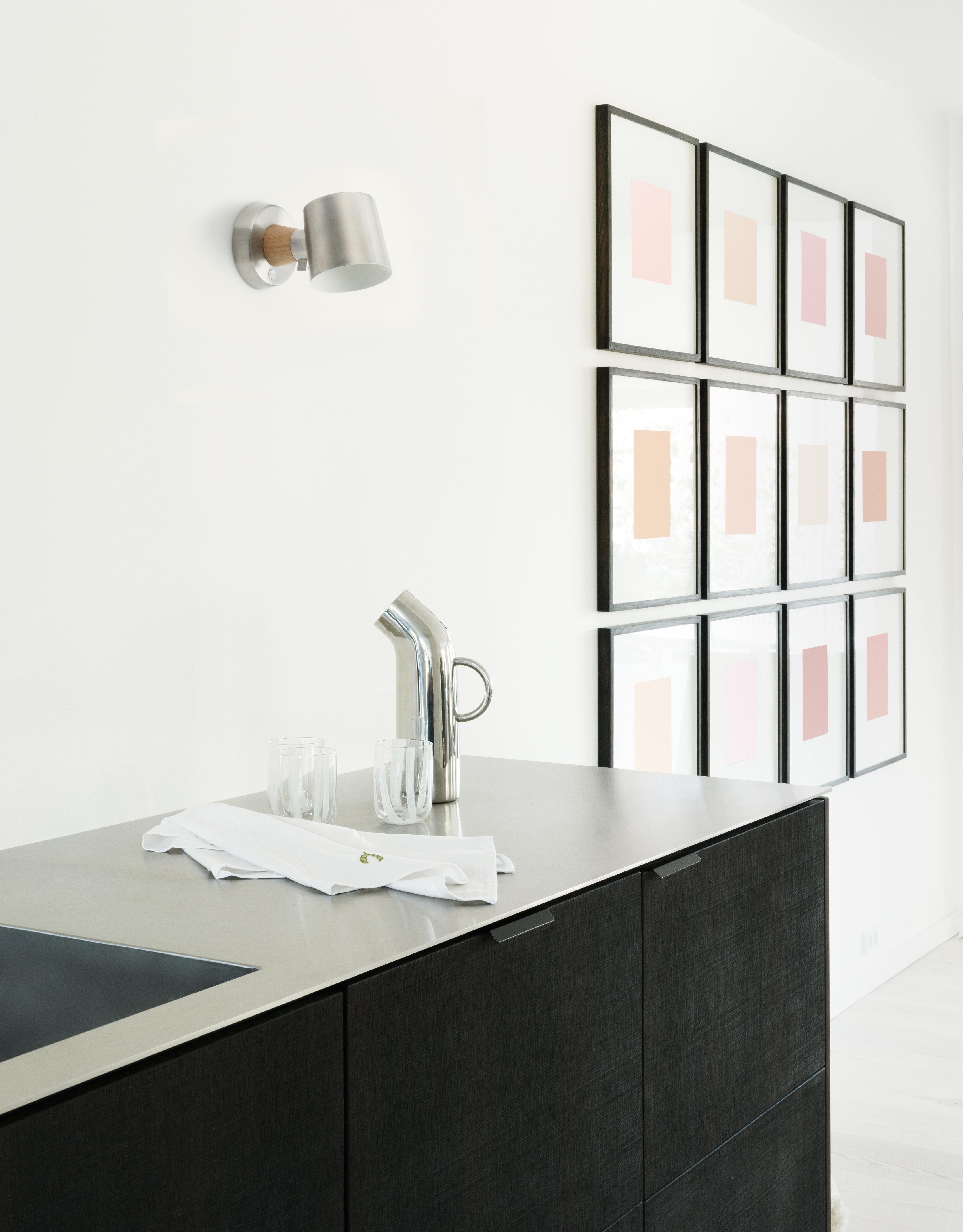 Adjustable Wall Lamp RISE Stainless Steel