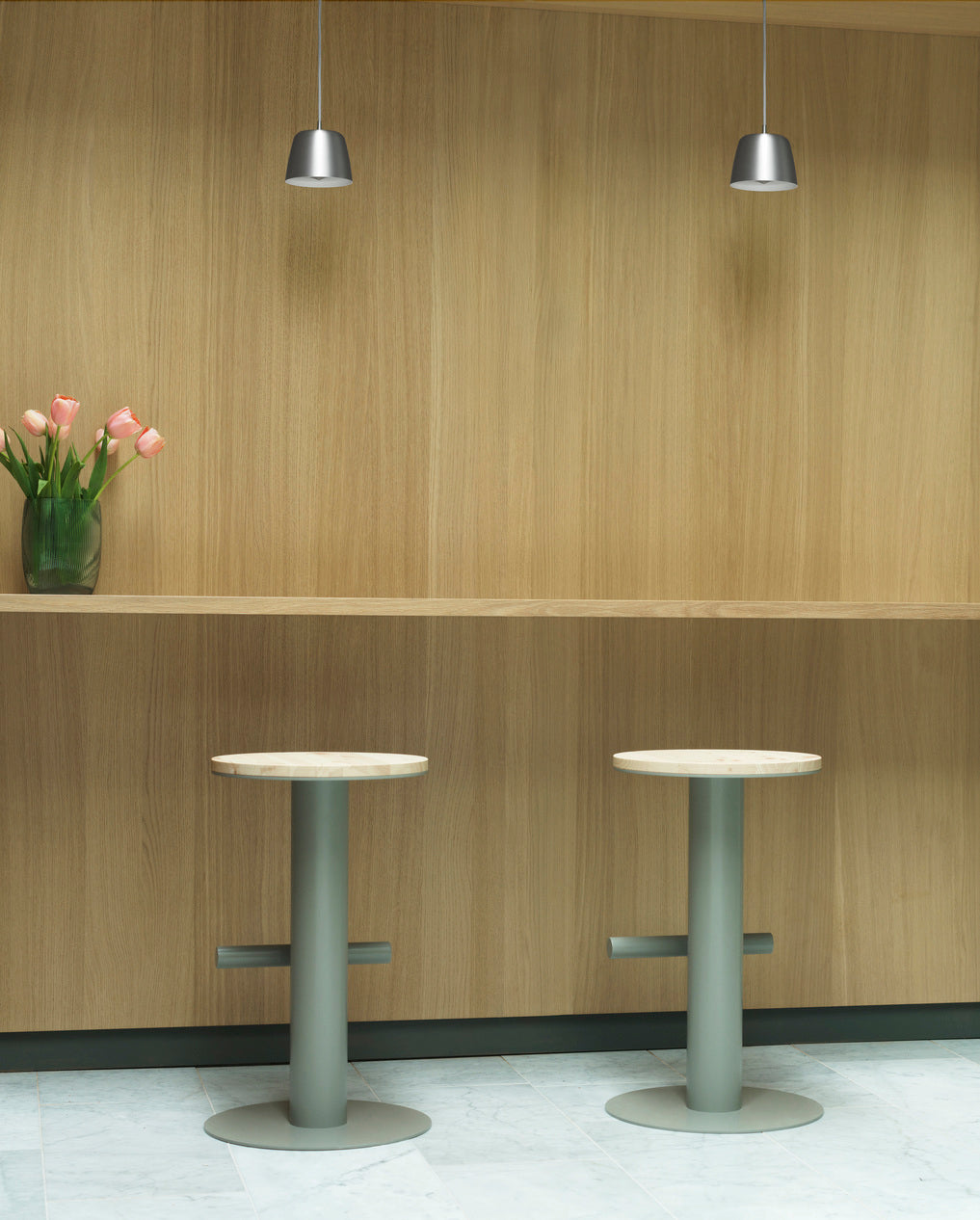 Barová stolička POLE šedá