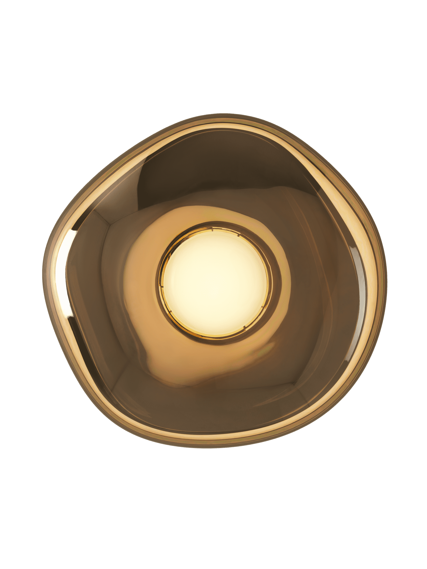 Nástenné svietidlo MELT hnedé