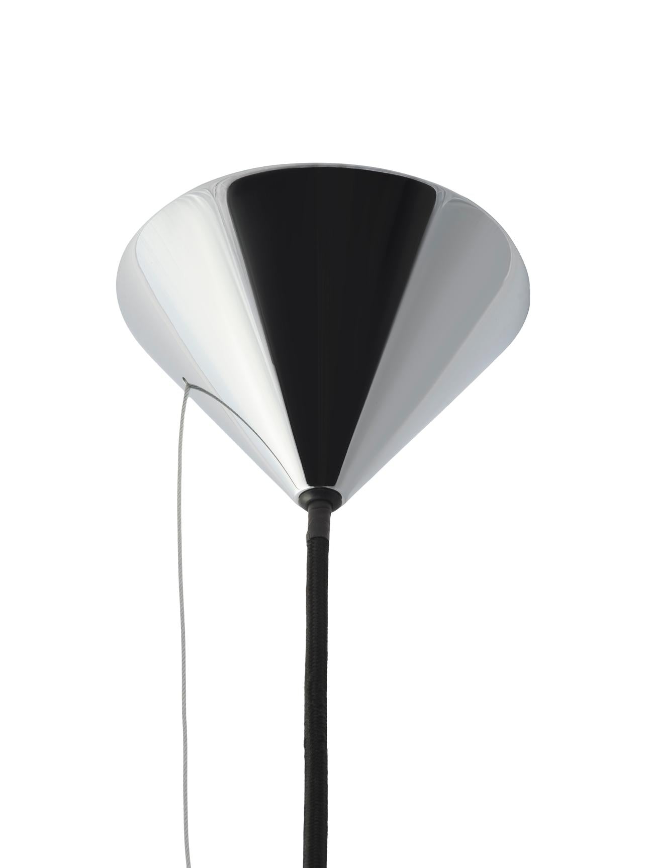 Závesná lampa POSE strieborná