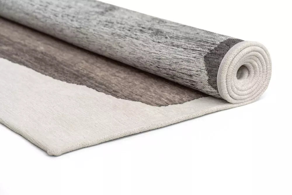 Koberec BRUSH béžový s hnedou