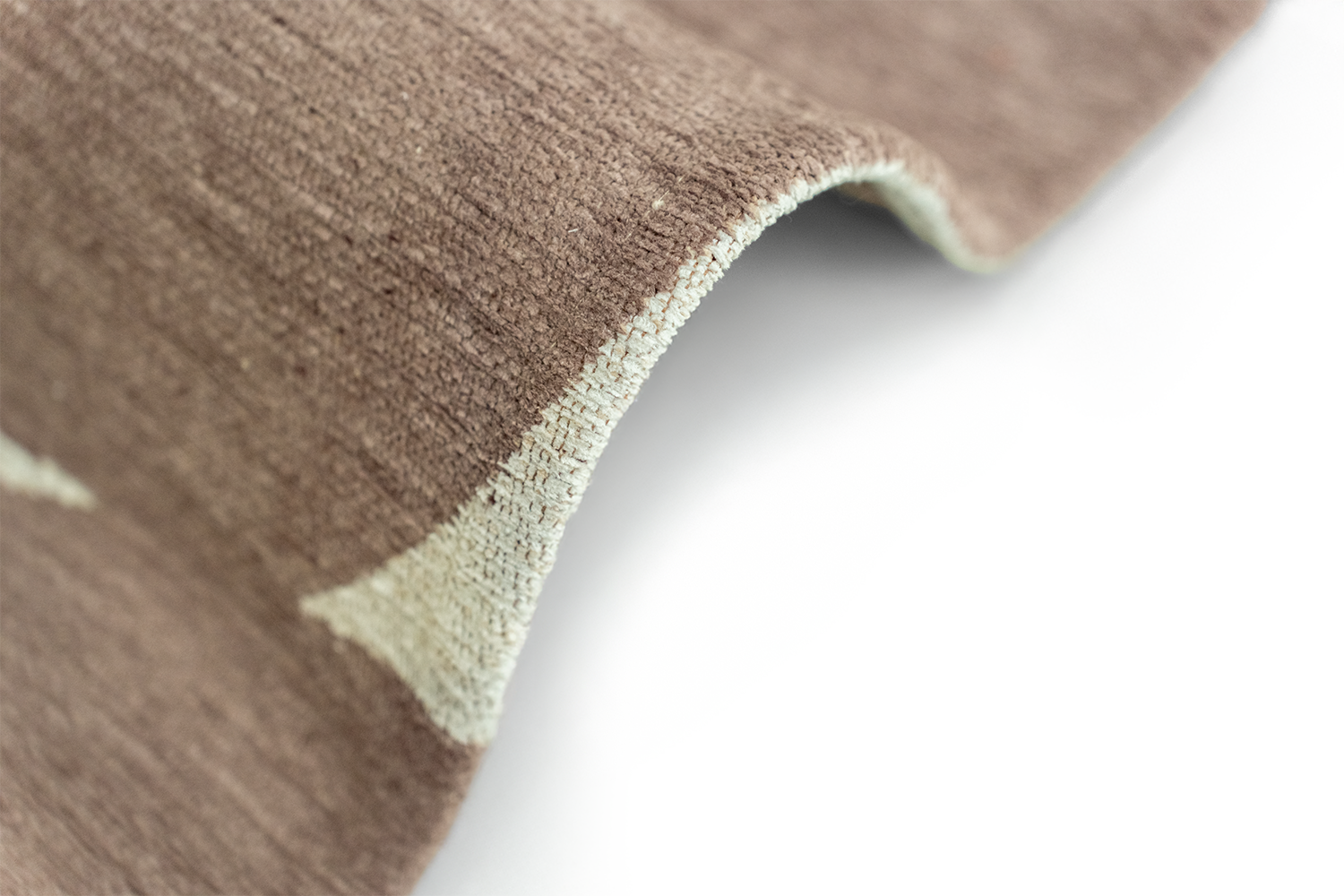 STONES Beige Rug with Brown and Coffee