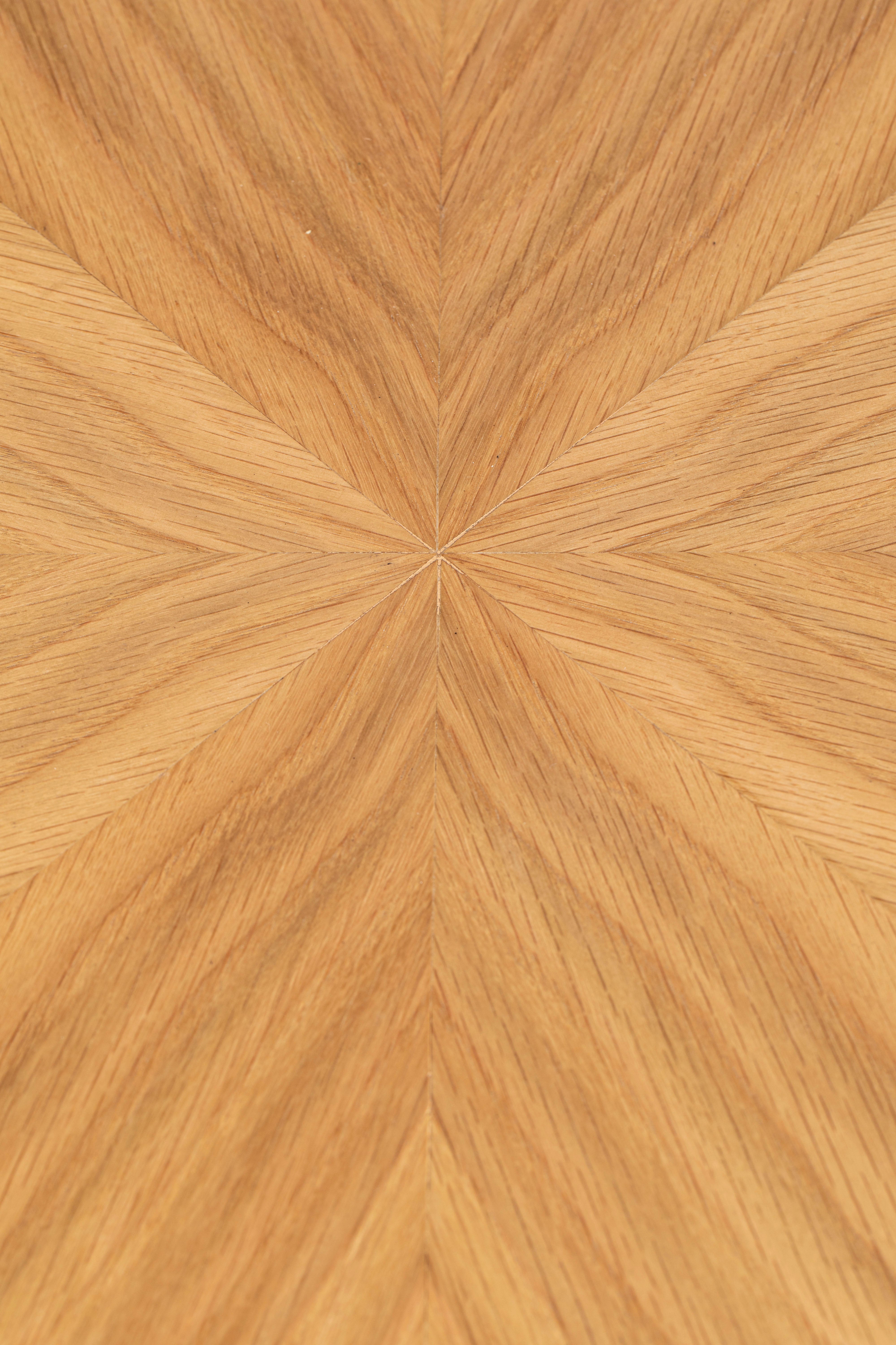 Fabio Round Table Oak Veneer