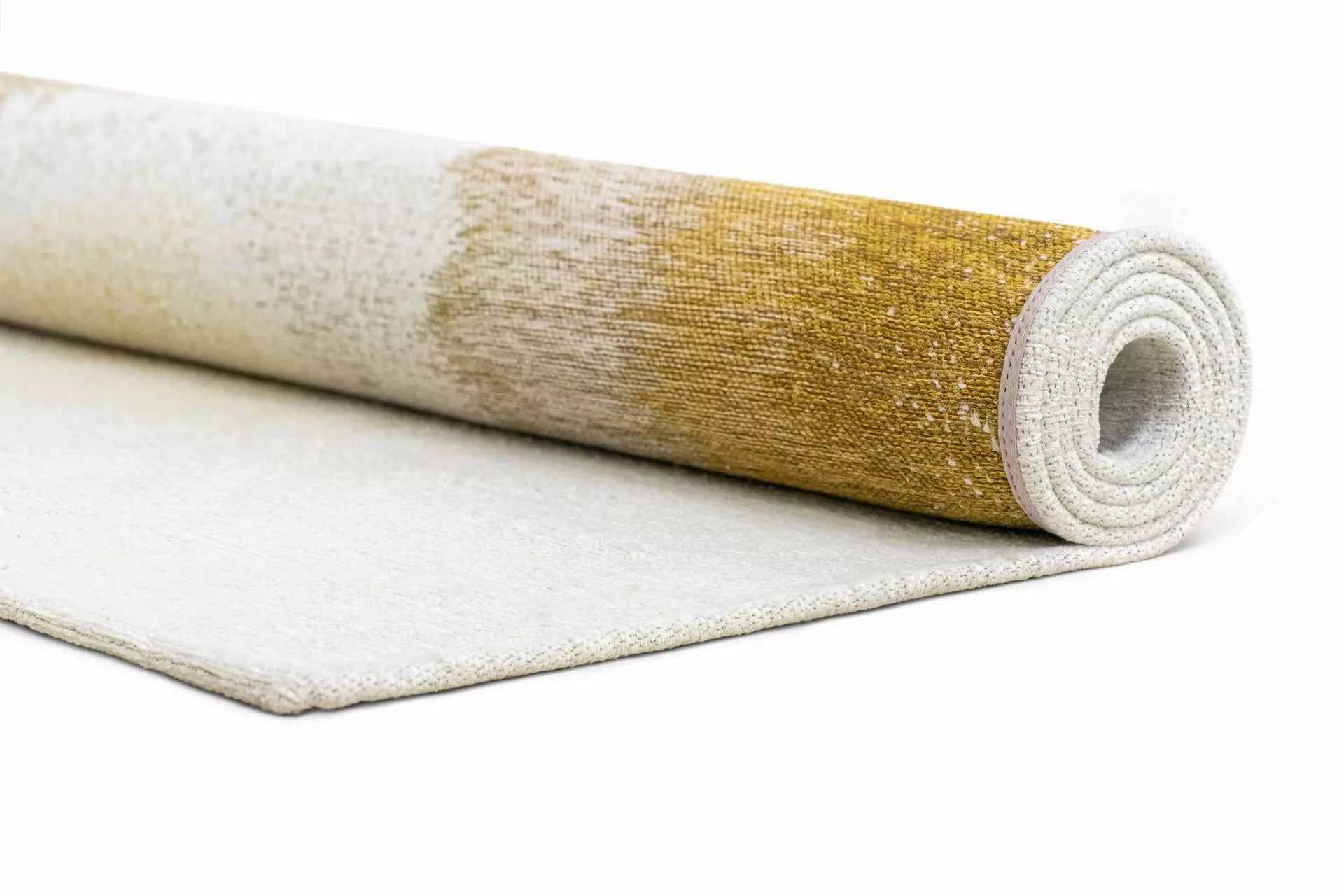 Koberec DROP biely so žltým