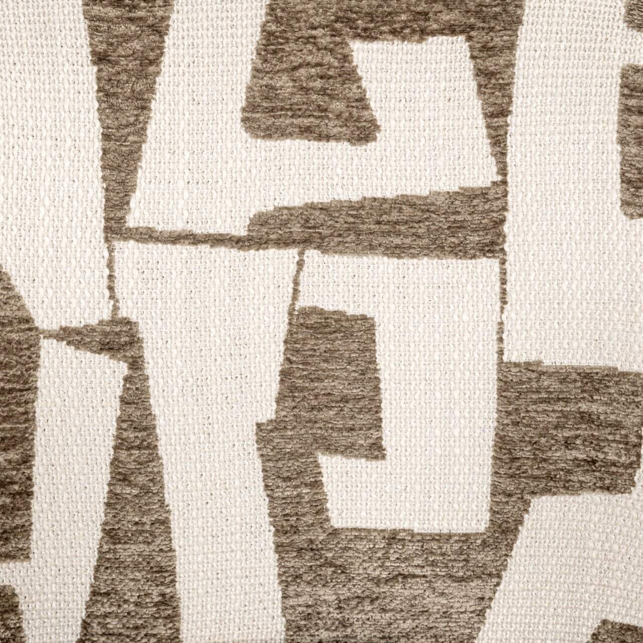 Otočné kreslo MILLY béžové s hnedým a čiernym podstavcom