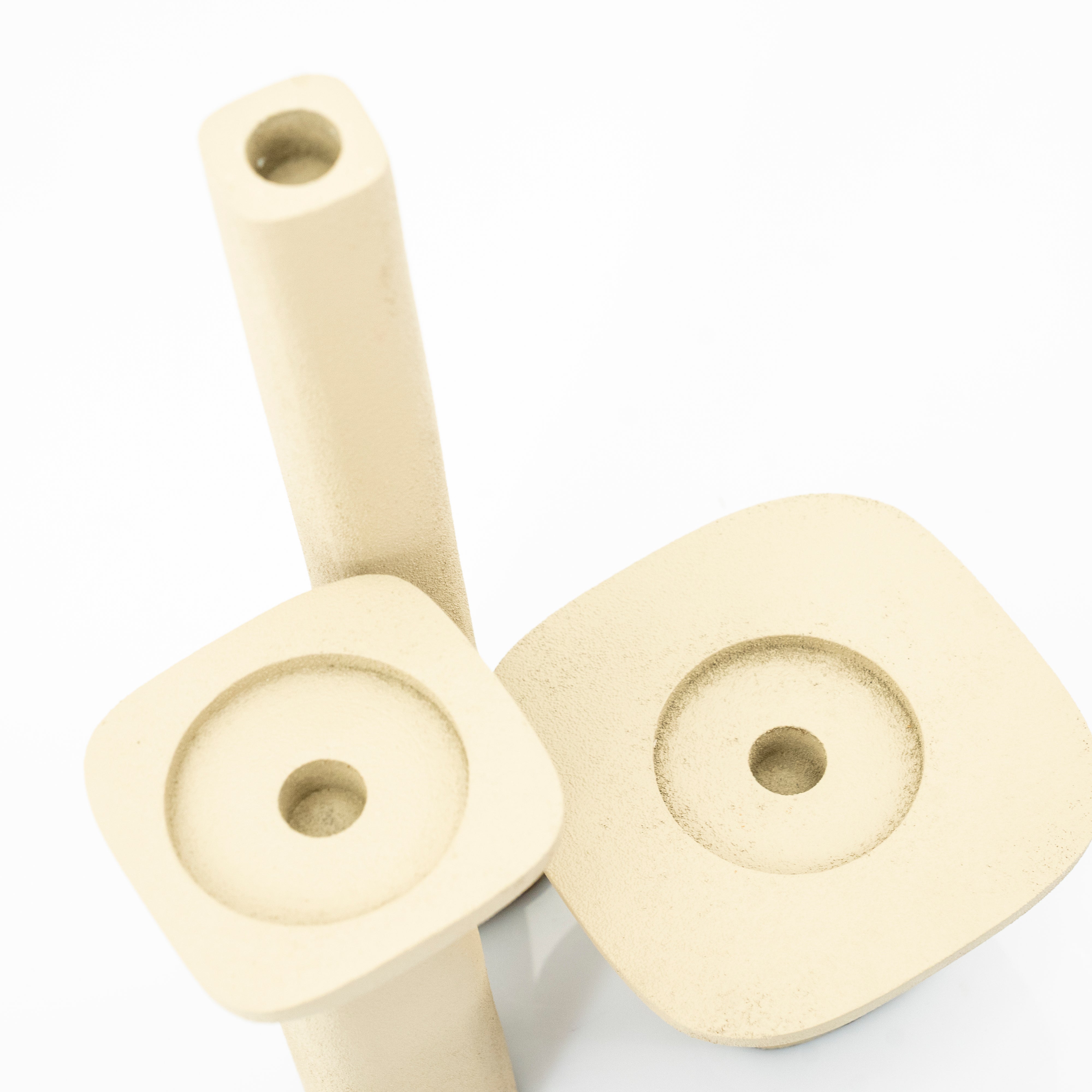 SQUAND Beige Candle Holder