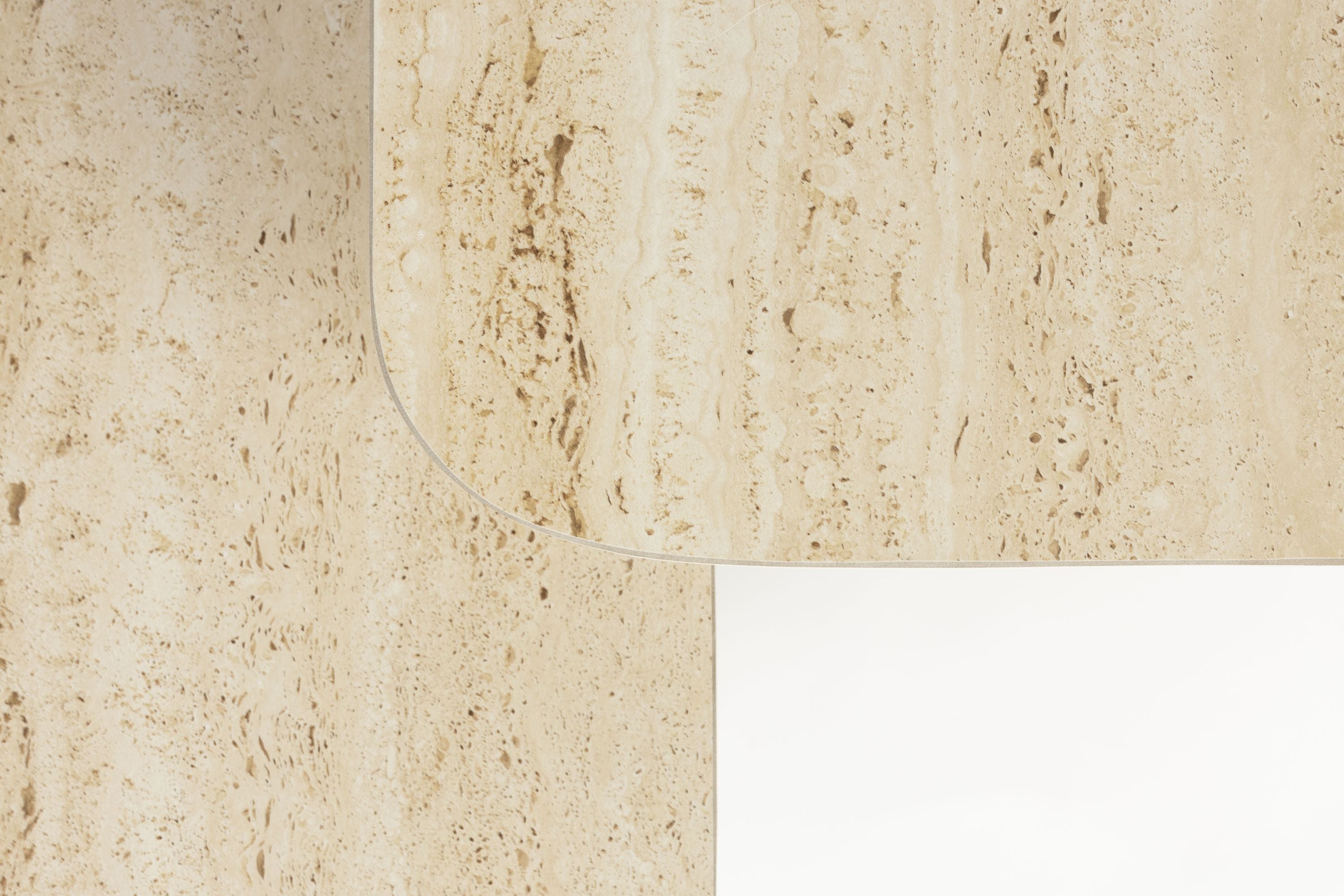 Súprava stolíkov BARU čierna s béžovou doskou