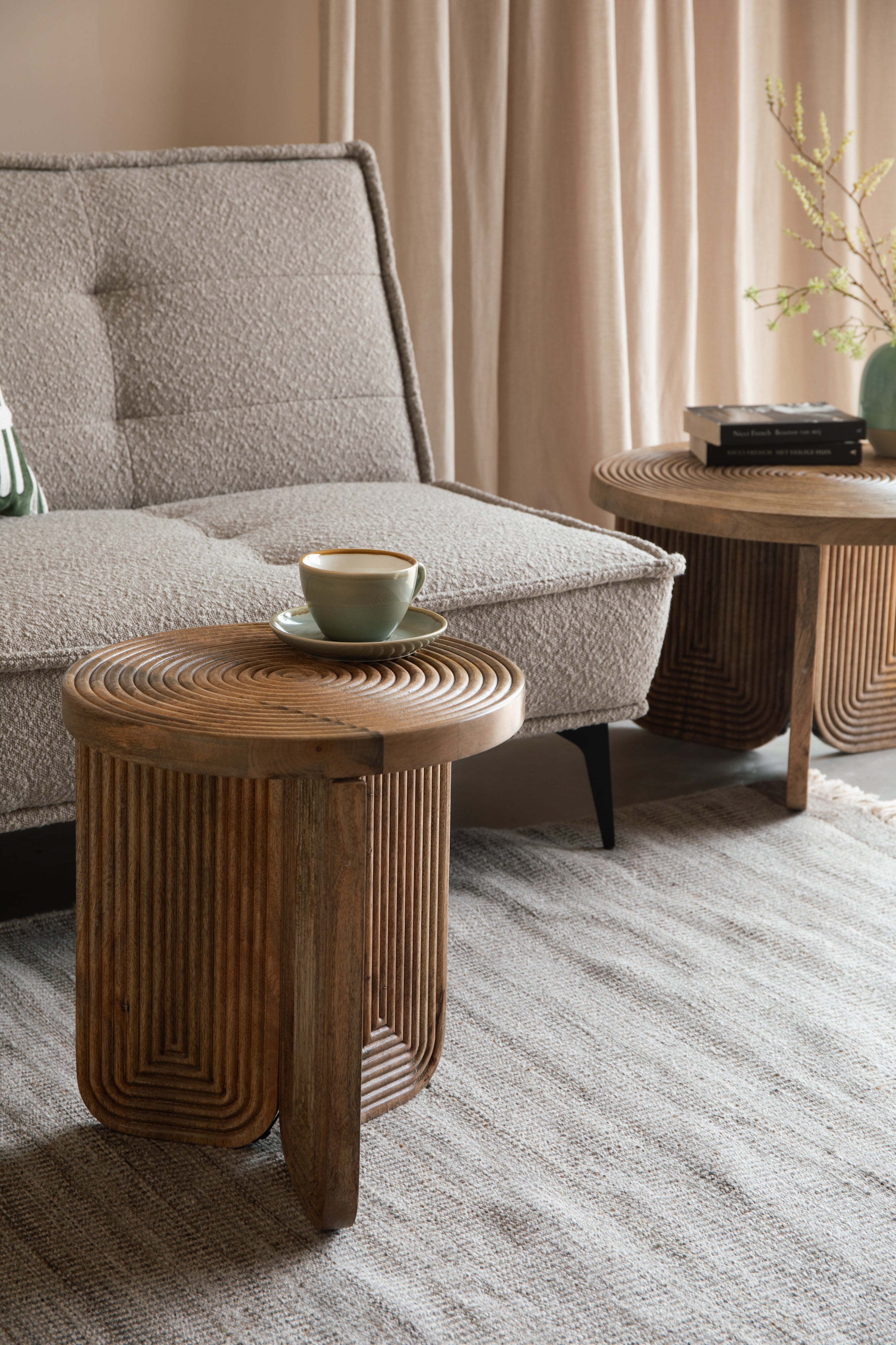 MAEZE side table mango wood