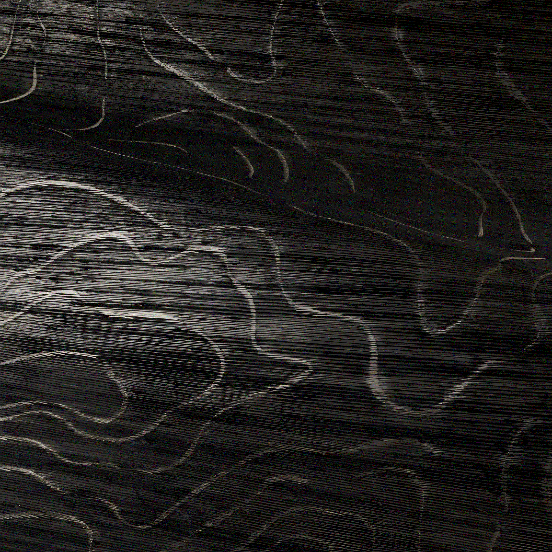 Textilná štrukturálna nástenná dekorácia ONDES PRÉCIEUSES - ČIERNA ZLATÁ