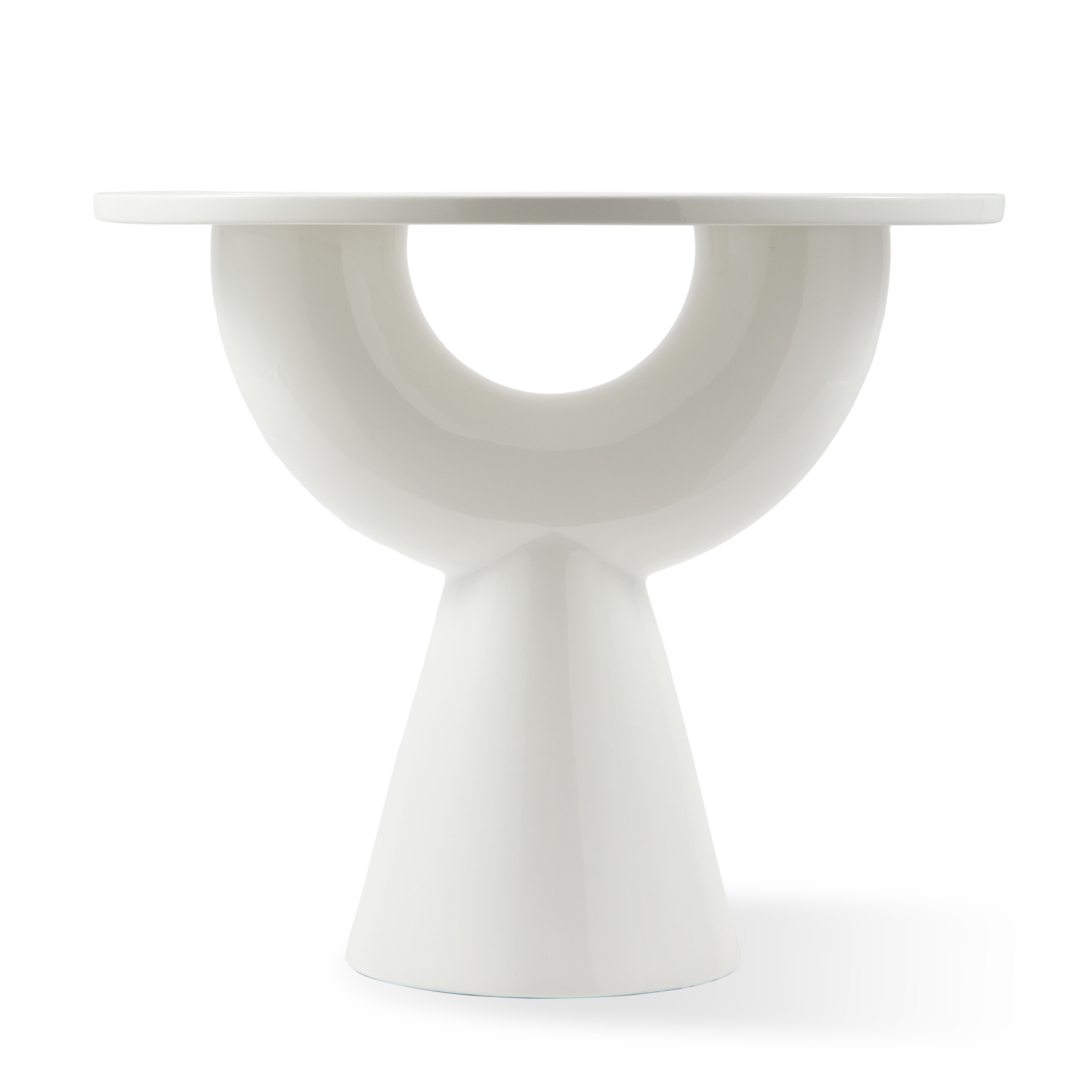 Biely bočný stolík ANISH