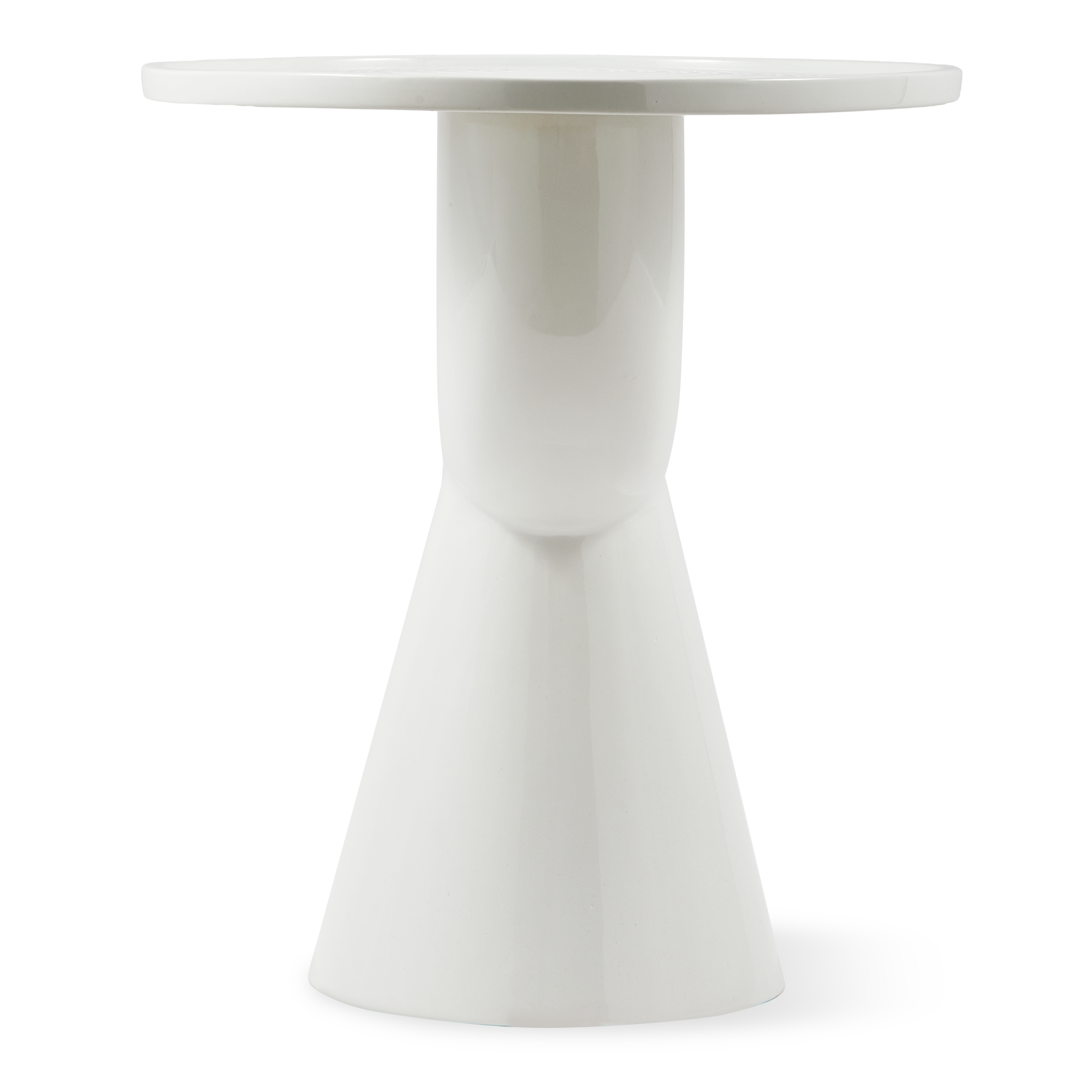 Biely bočný stolík ANISH