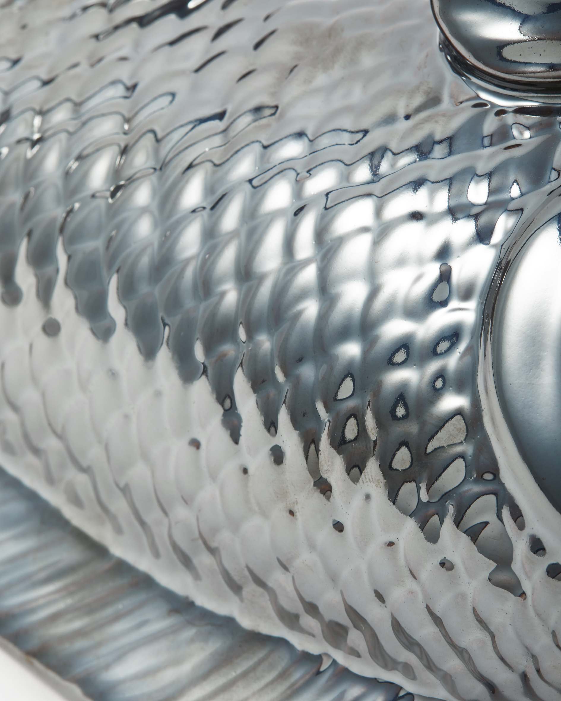 Skarbonka RYBA PEŇAŽENKA metalická