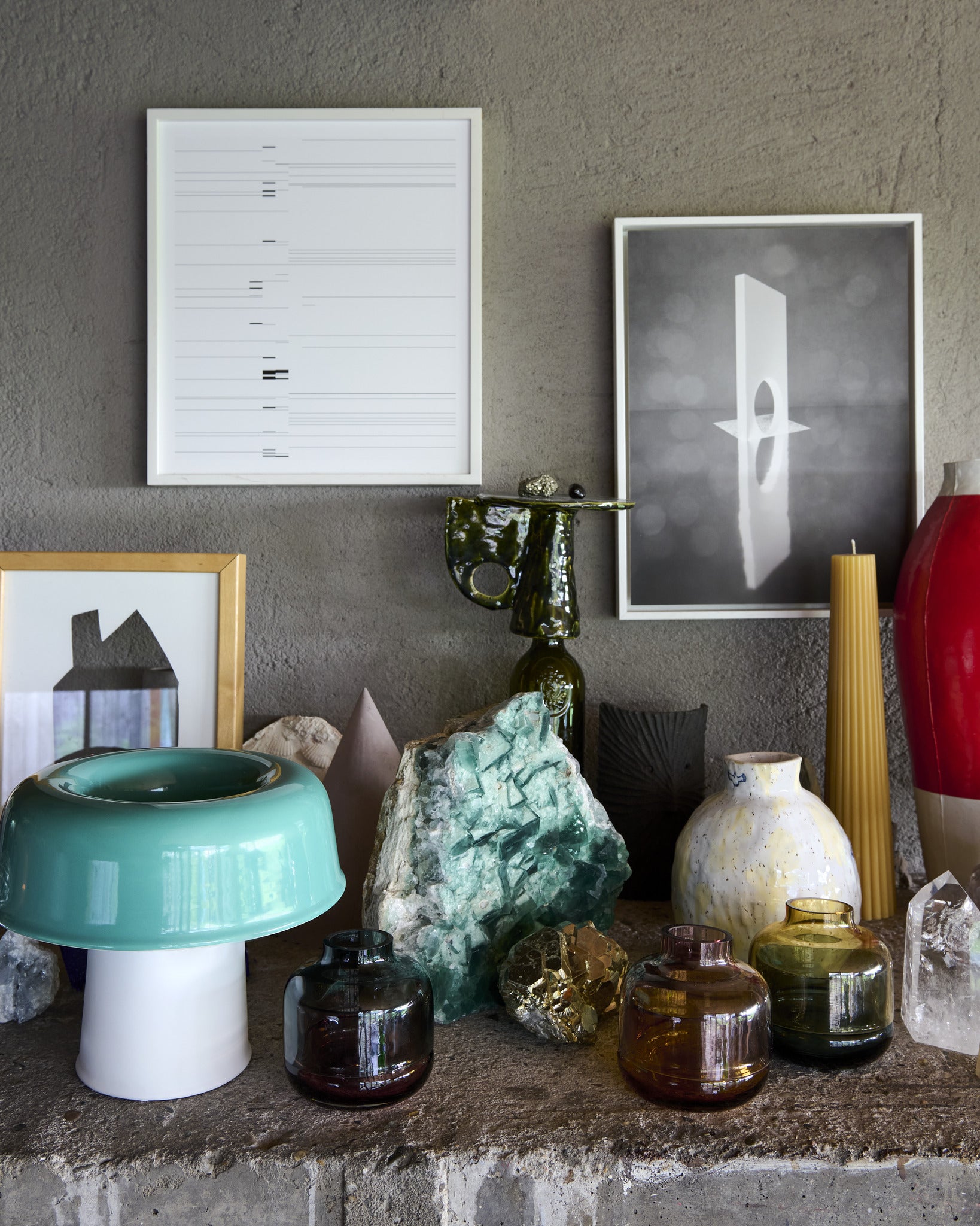 NEOX green table lamp