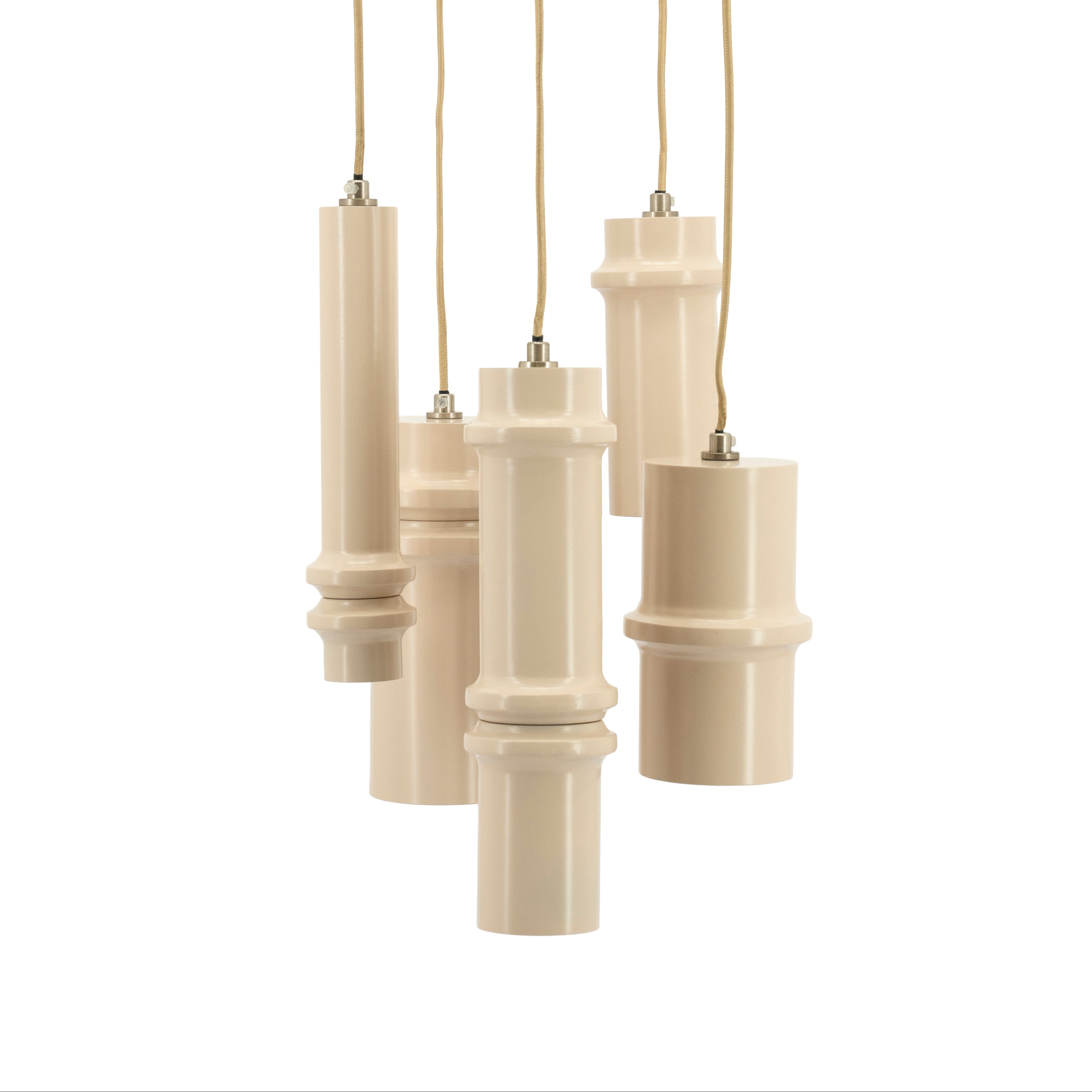 Beige CYLIN chandelier