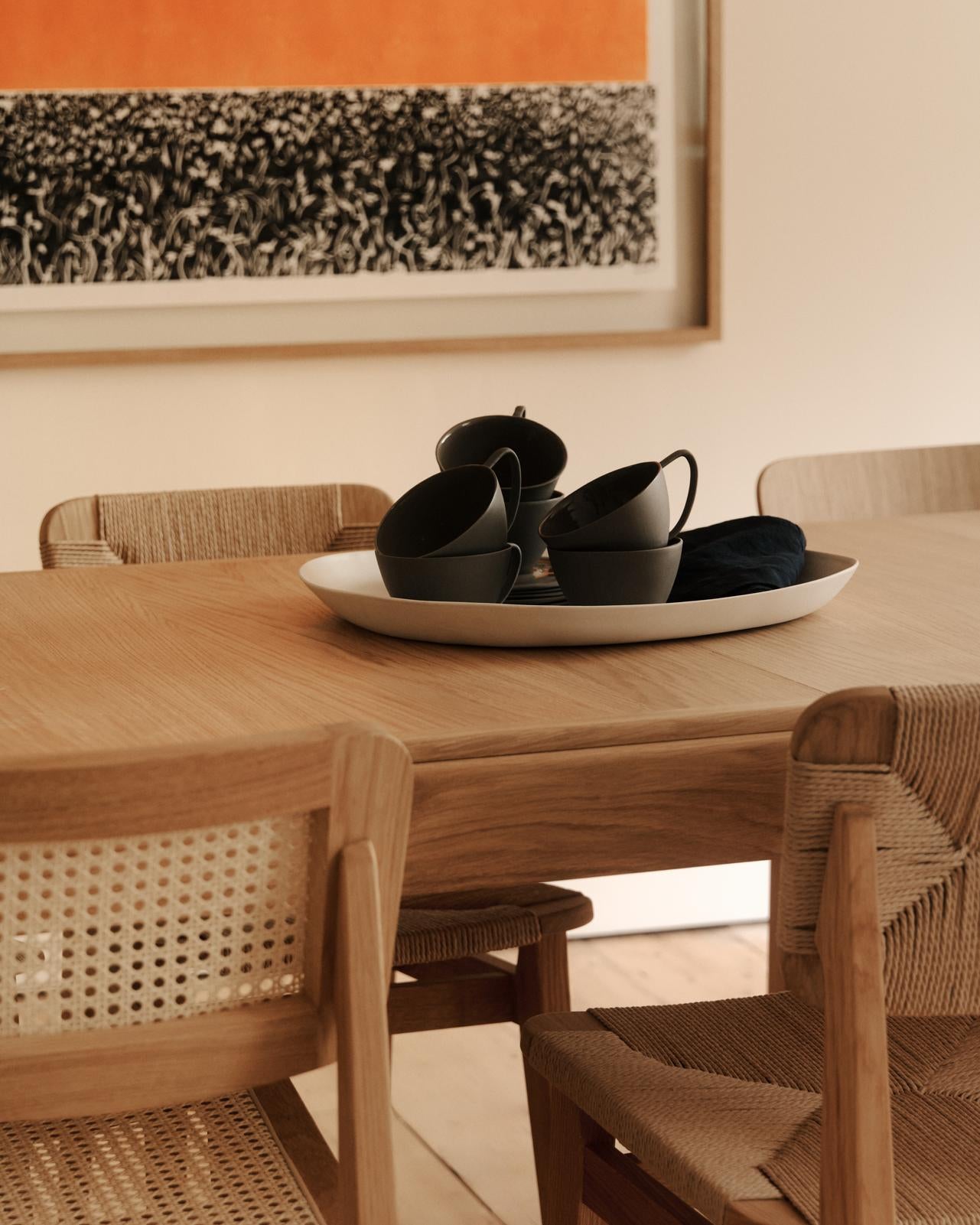 Extendable table S-TABLE oak wood