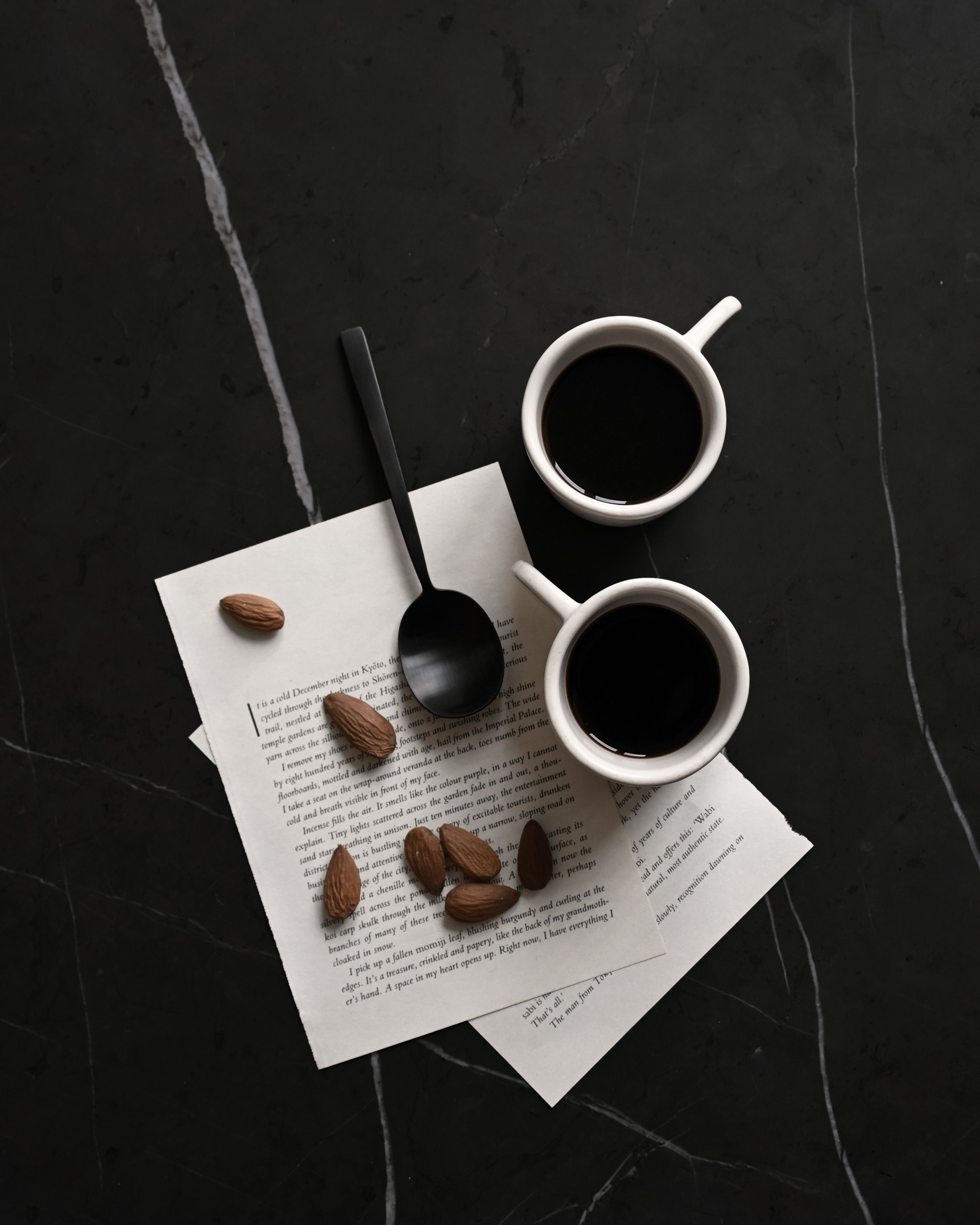 Sada šálok na espresso NATIVE biela kamenina