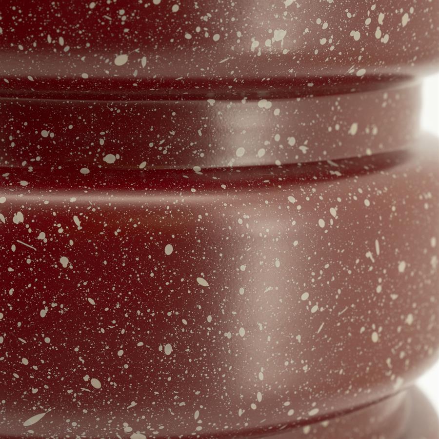 Bocný stolík SPATTER burgundský