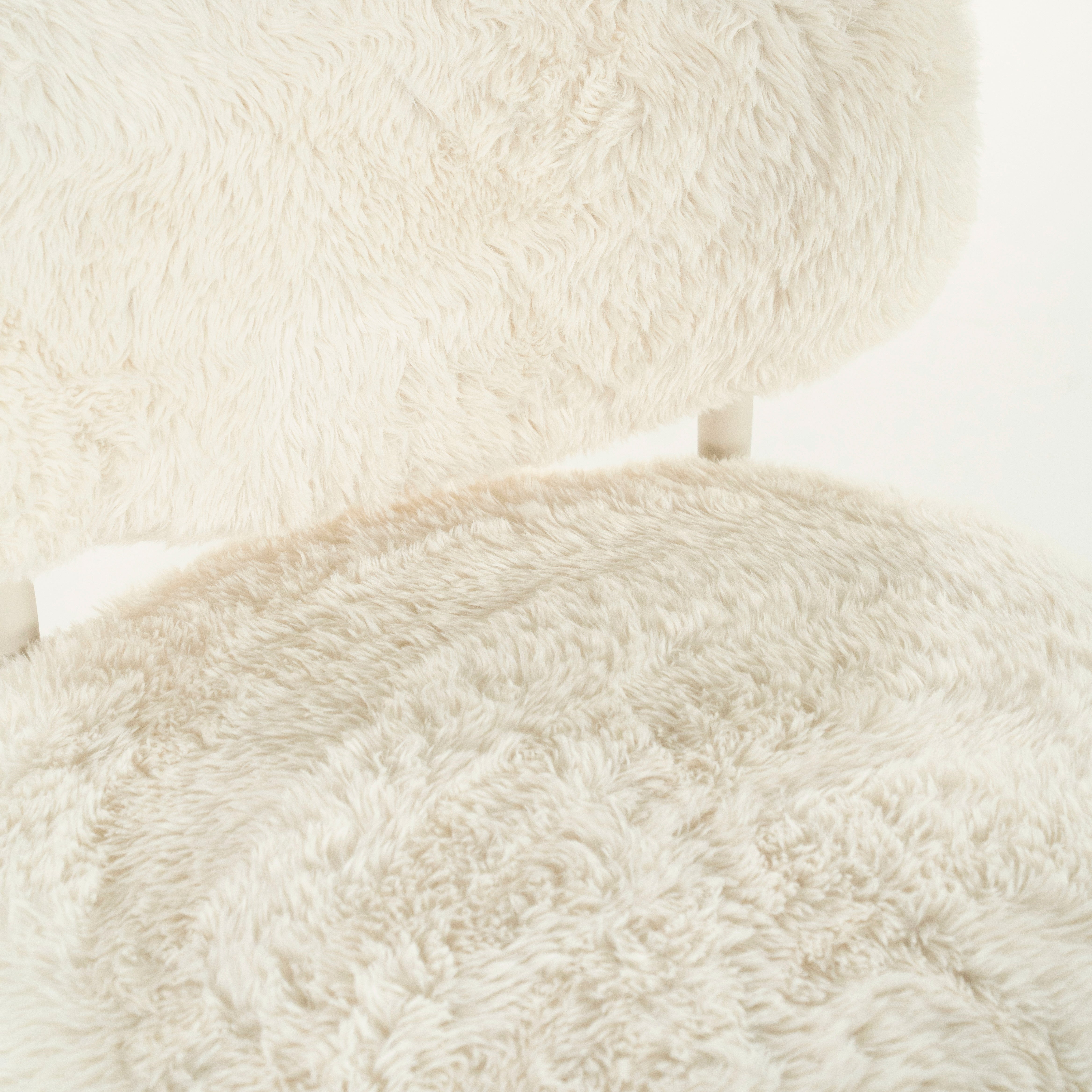 Otočný kreslo FURLO krémové