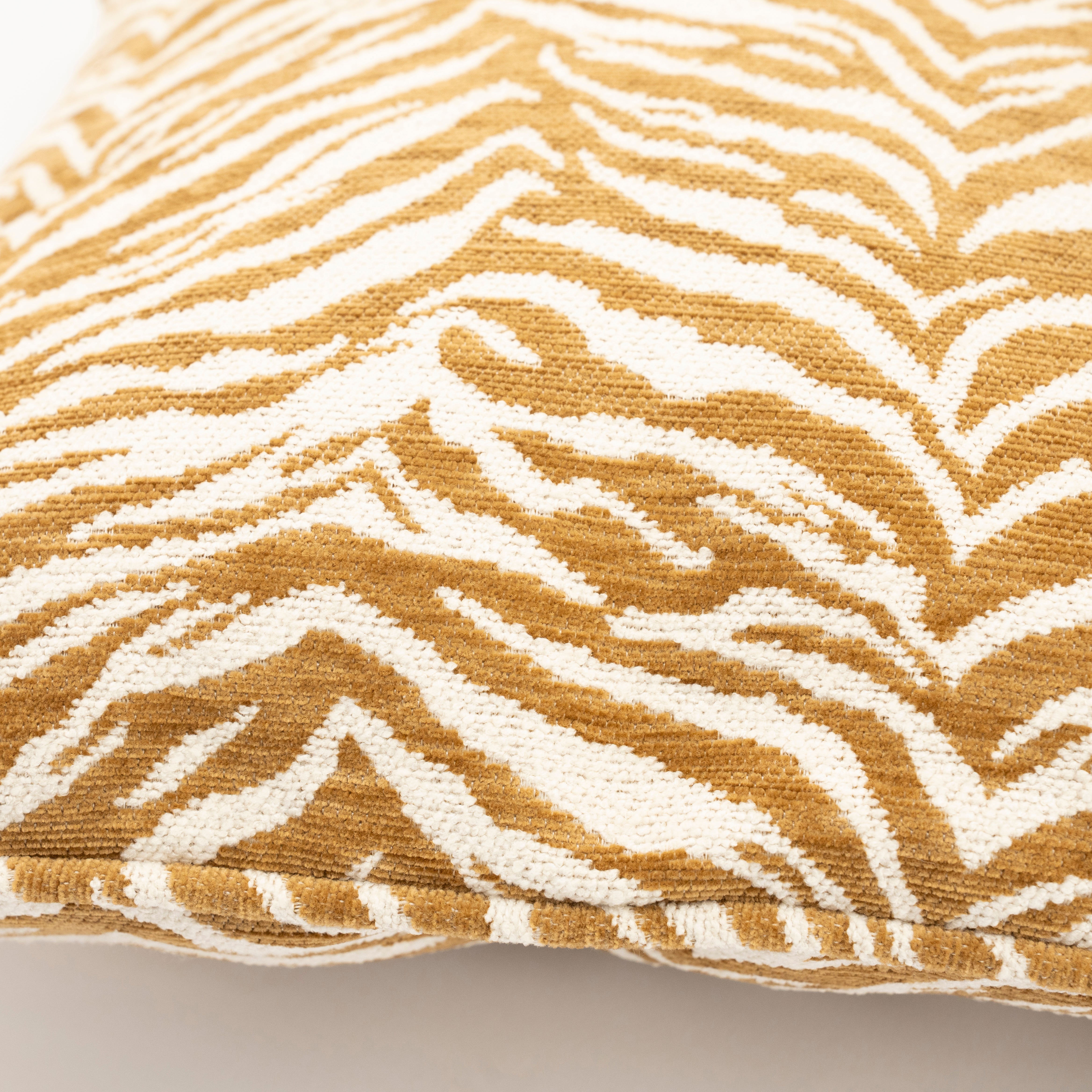 TIGRA mustard pillow