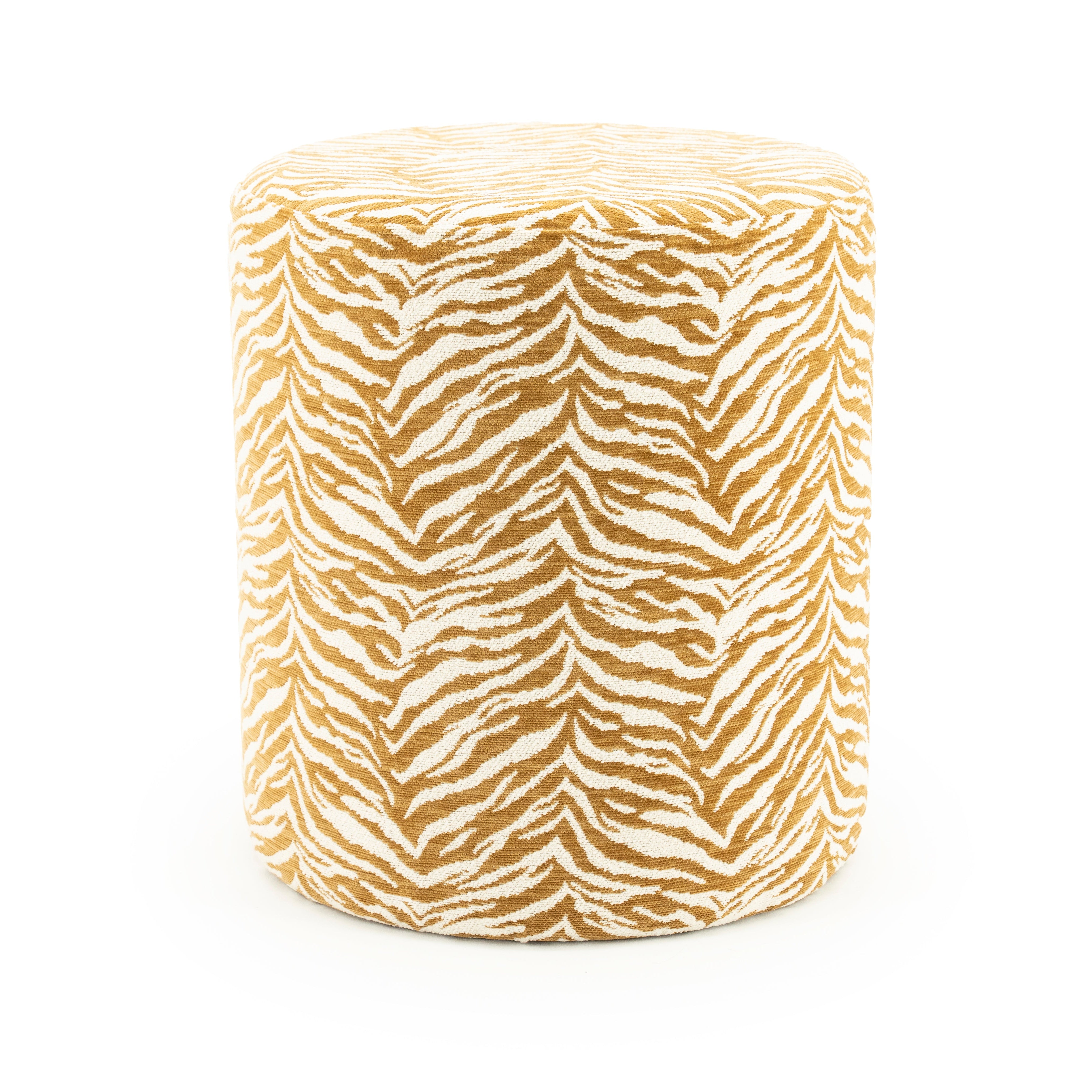 TIGRA pouf mustard