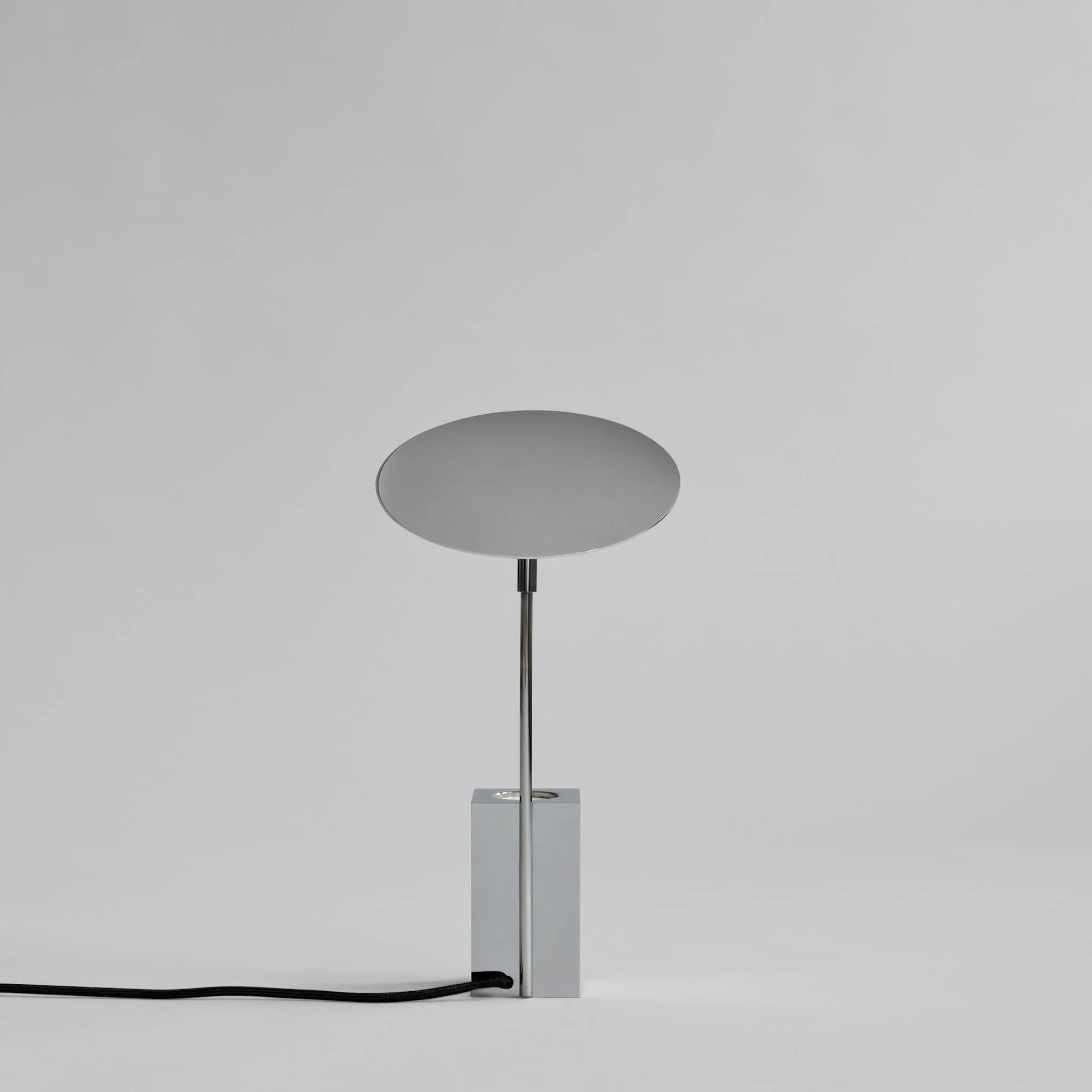 Reflect chrome table lamp
