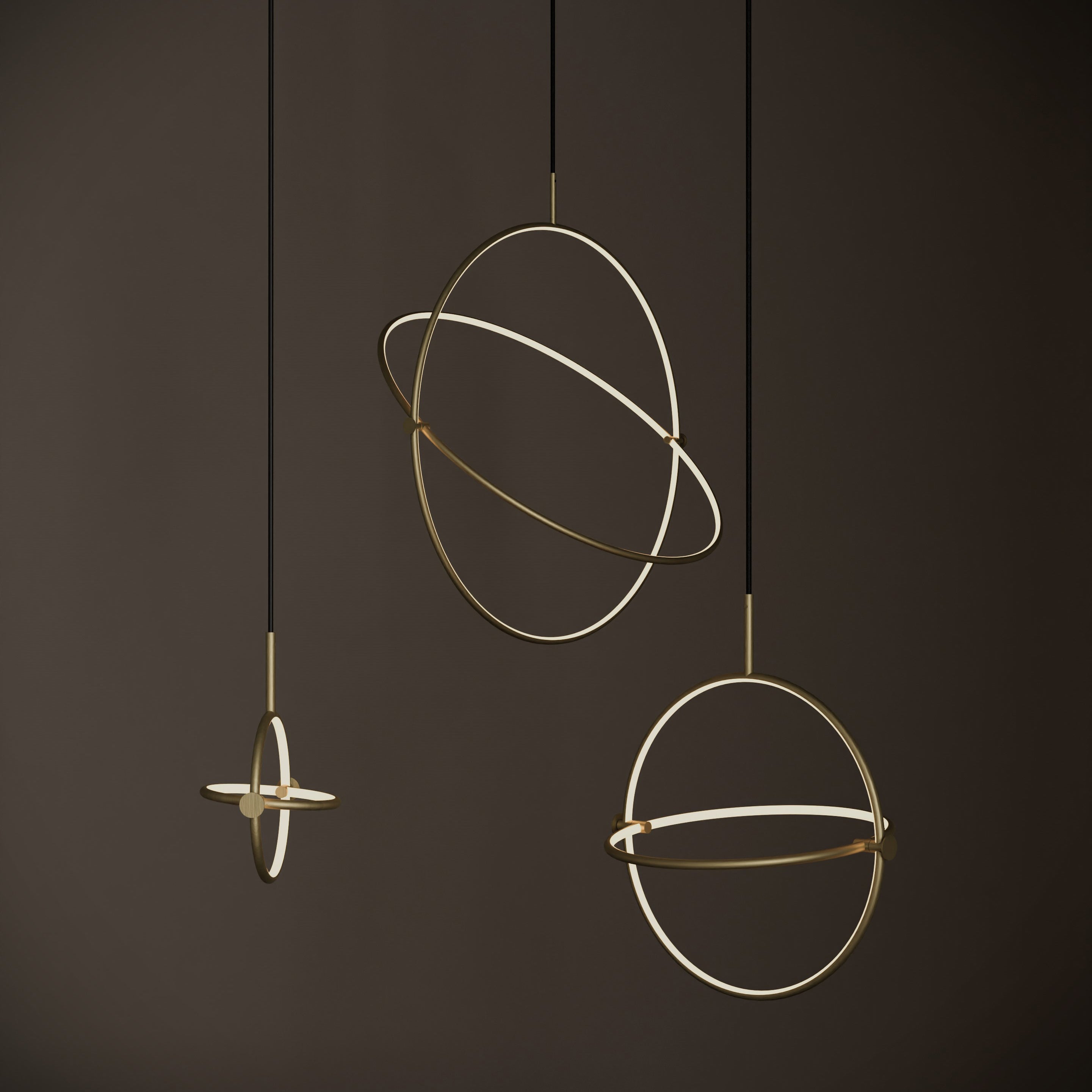 MARU brass pendant lamp