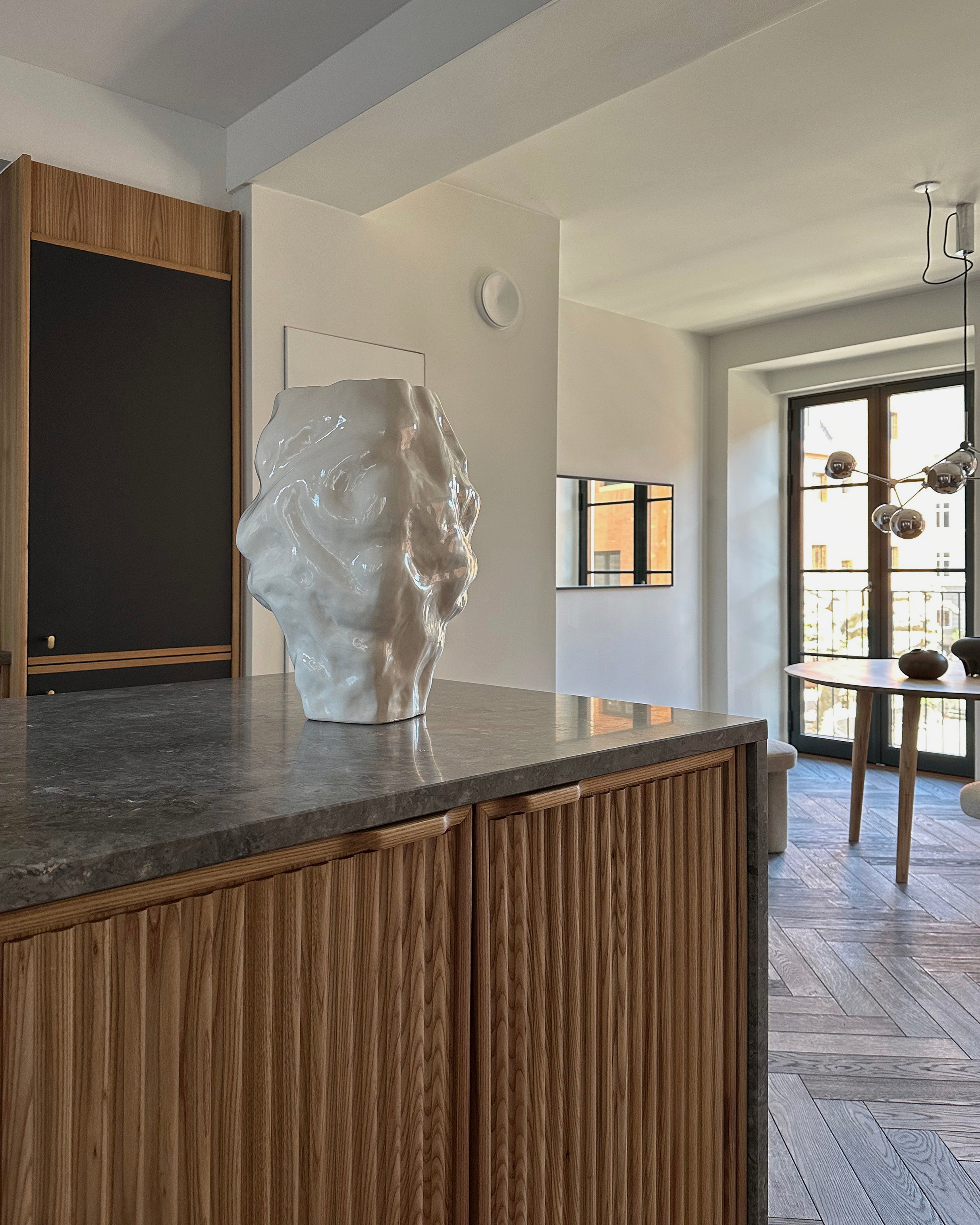 Váza KATACHI biela keramika